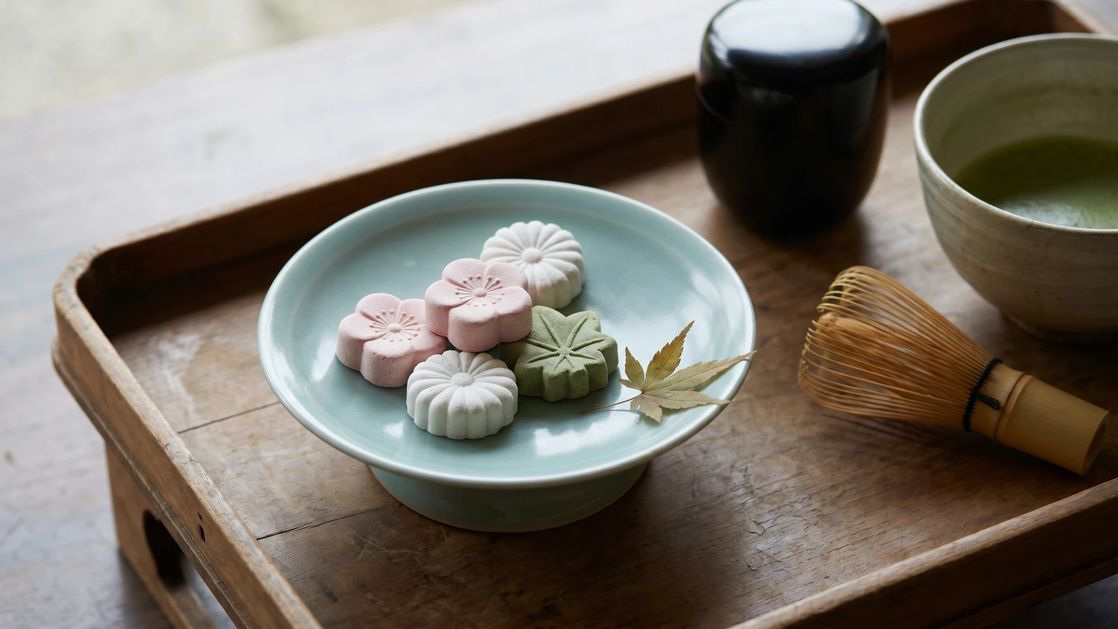 Pressed Rice Flour Sweets (落雁, Rakugan)