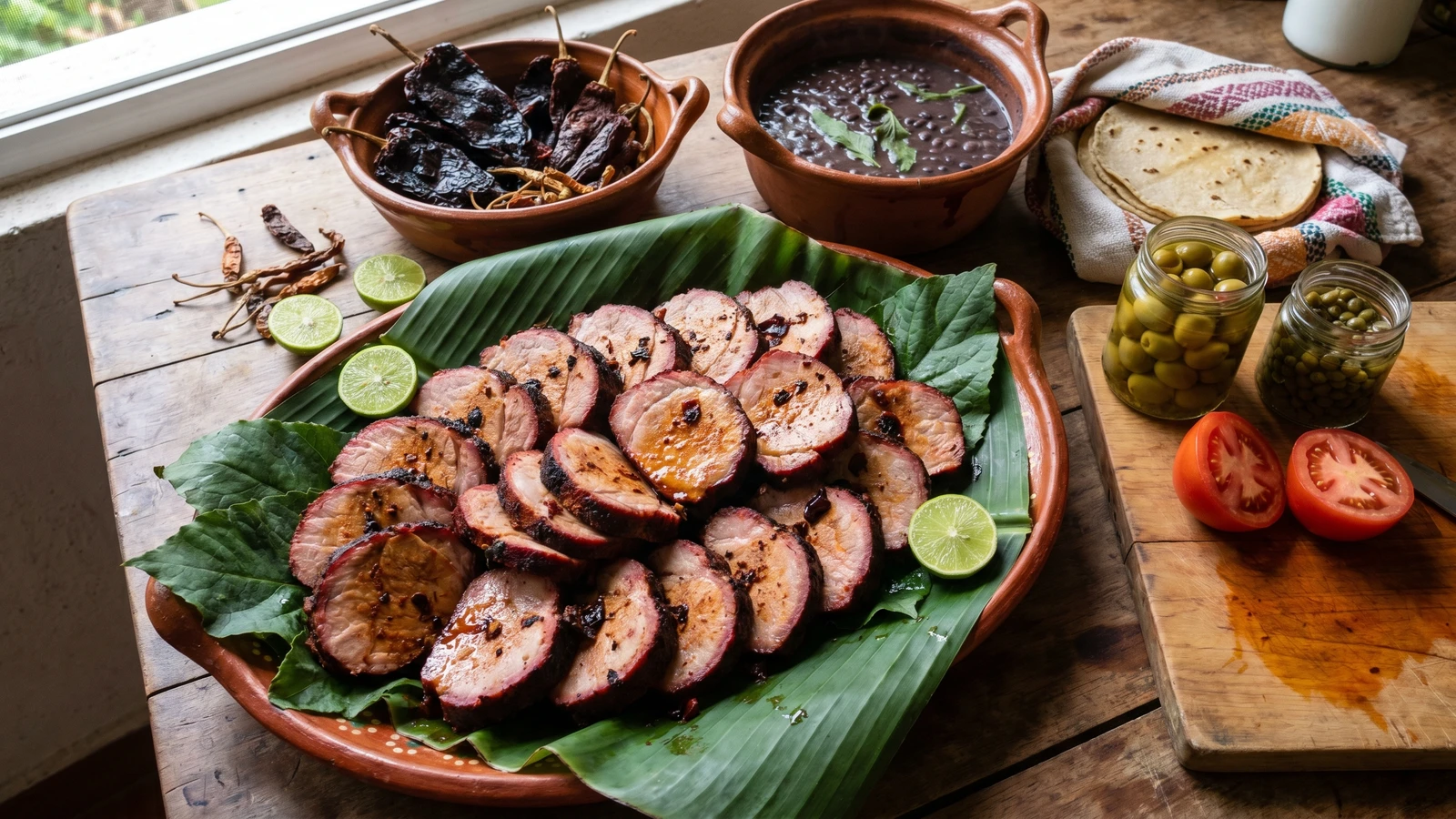 Los Tuxtlas Smoked Pork Loin (Carne de Chango)