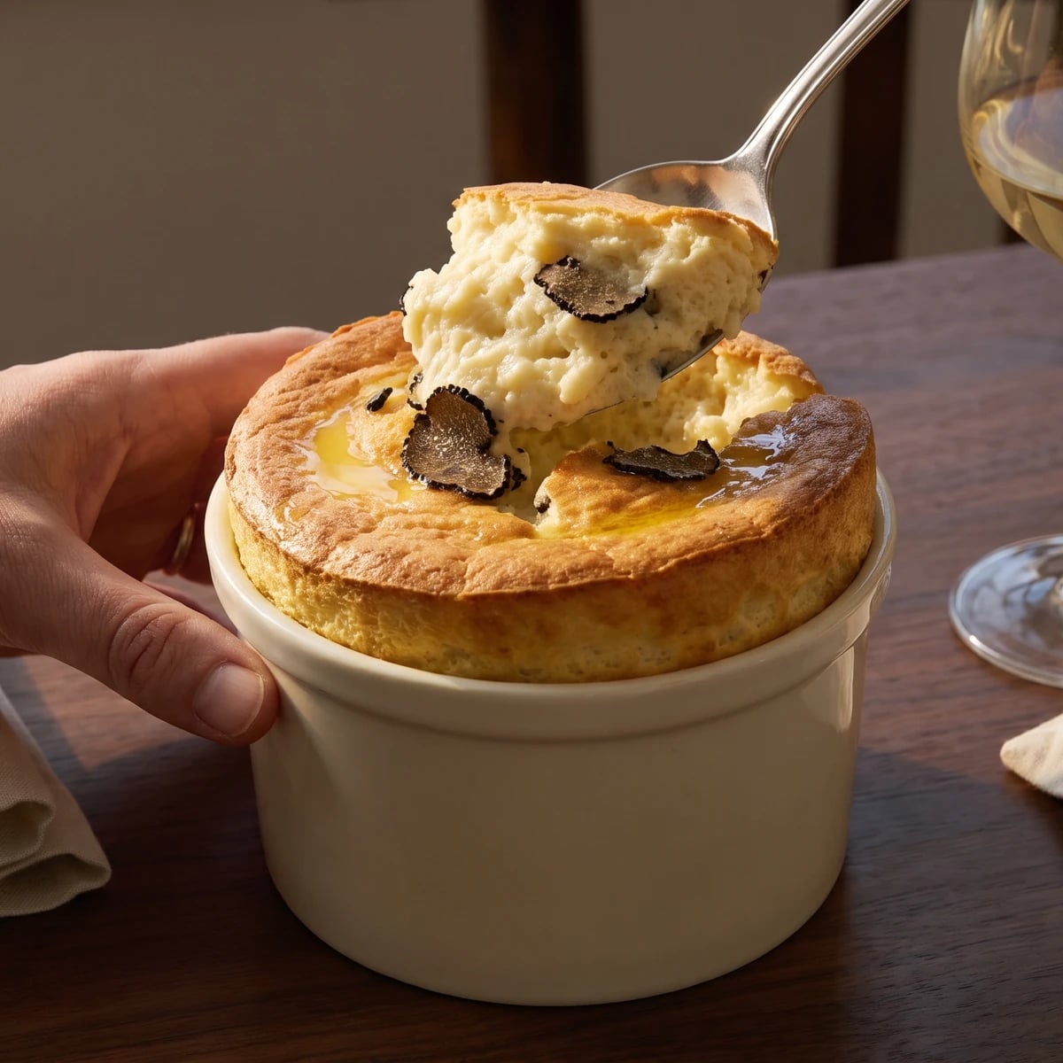 Soufflé de Volaille à la Périgord