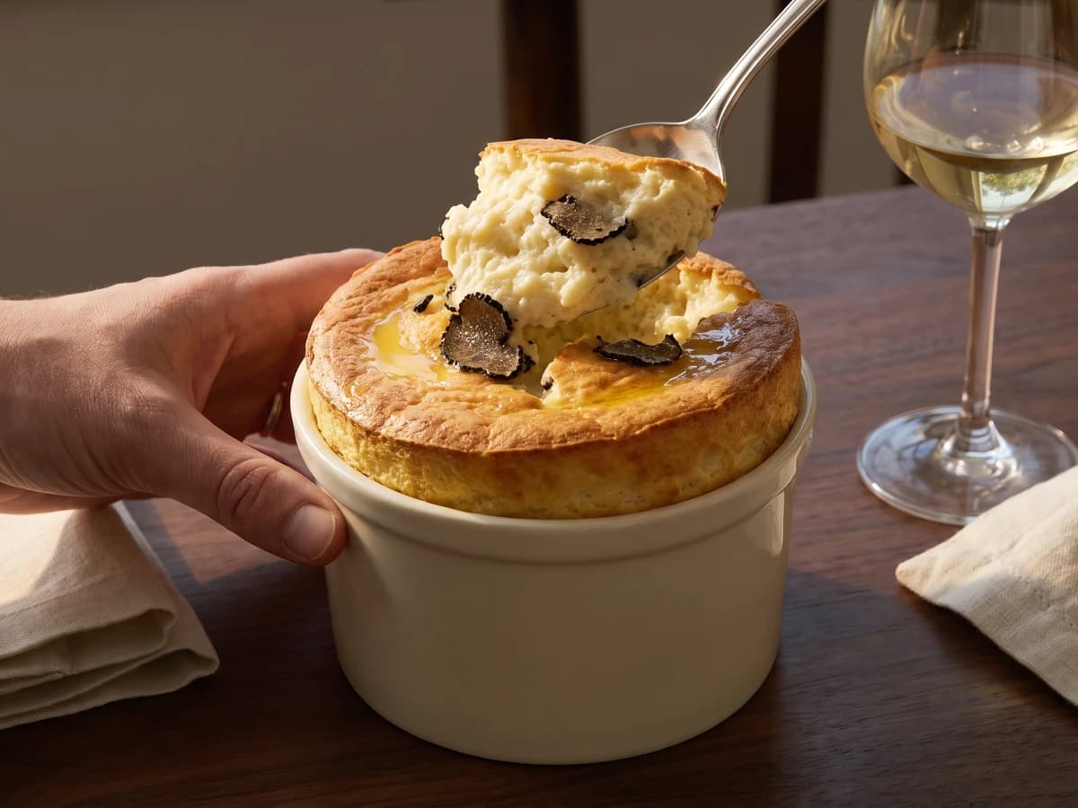 Soufflé de Volaille à la Périgord - Chef Juliette