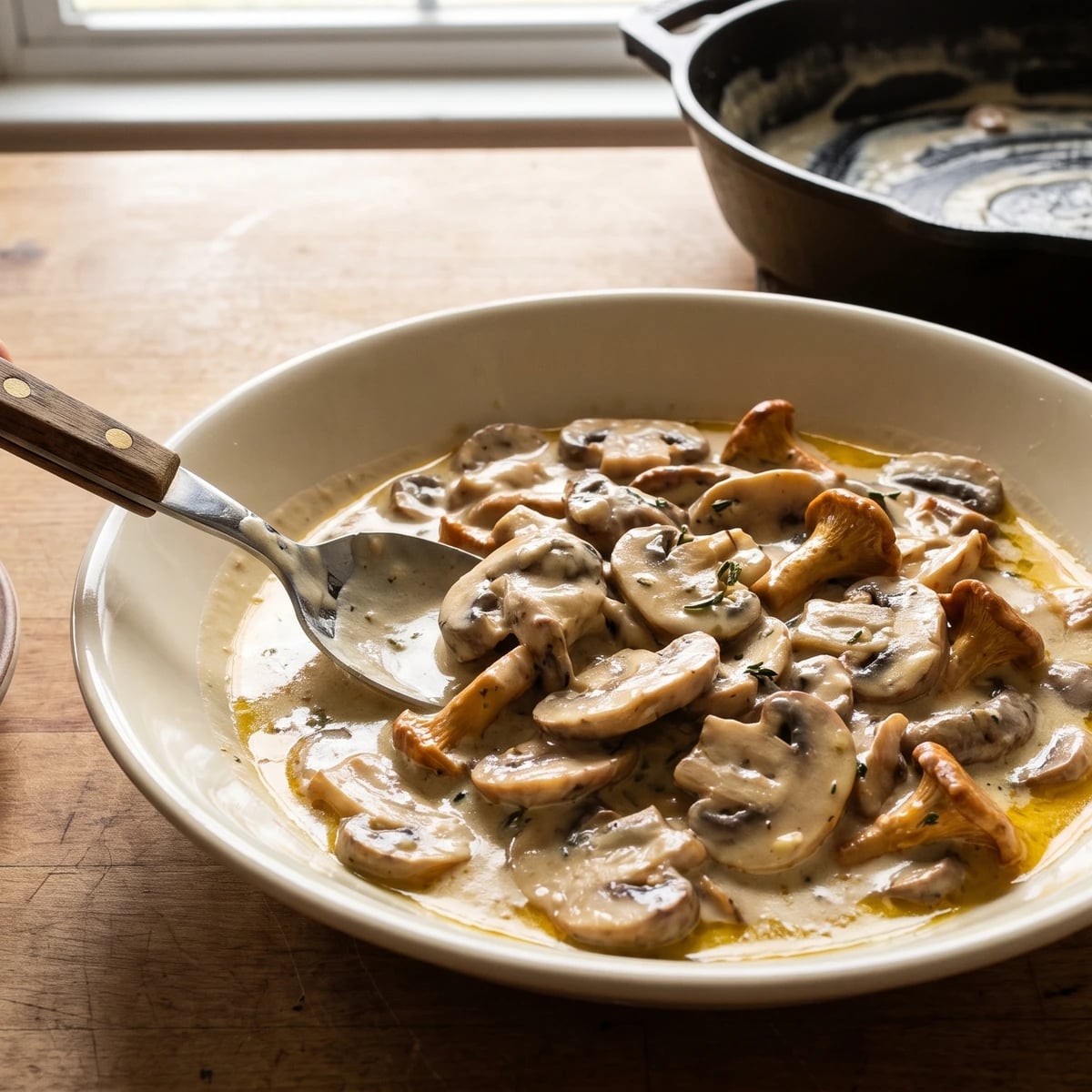 Champignons à la Crème