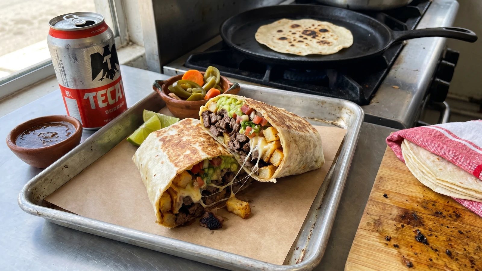 Burrito Estilo Tijuana (California Burrito)