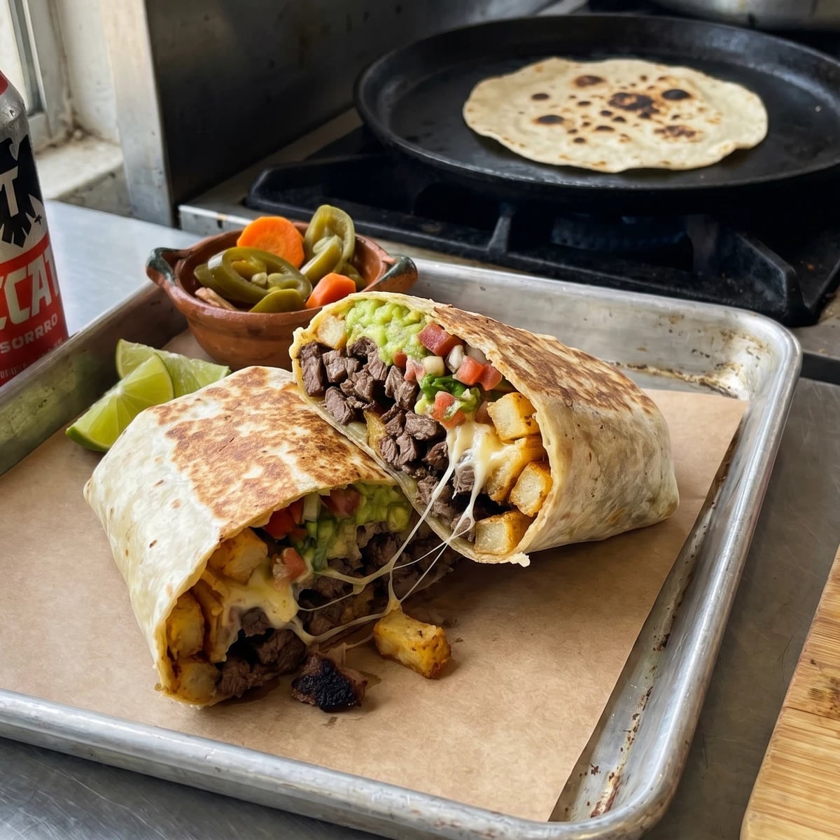 Burrito Estilo Tijuana (California Burrito)