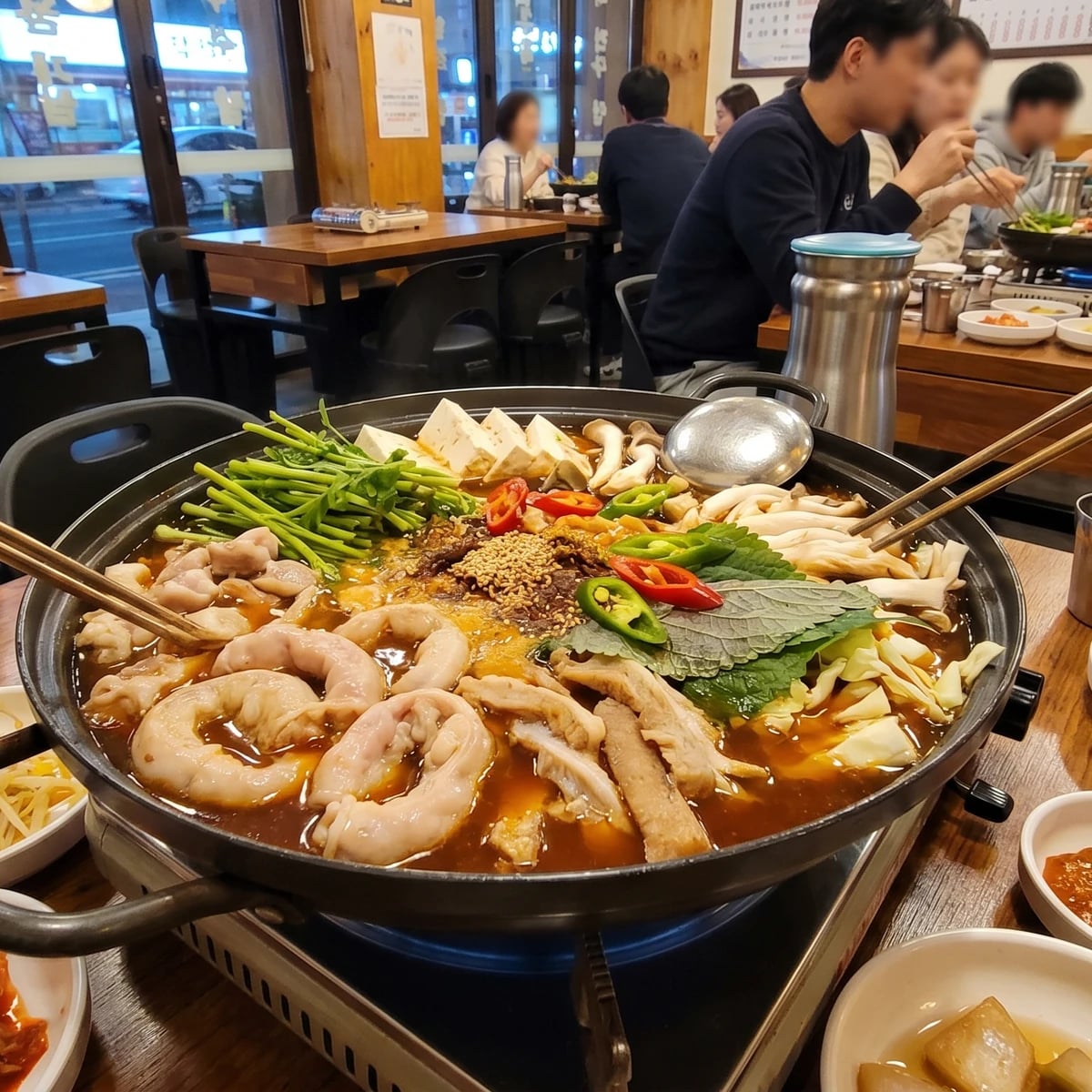 Gopchang-jeongol (Beef Intestine and Tripe Hot Pot)
