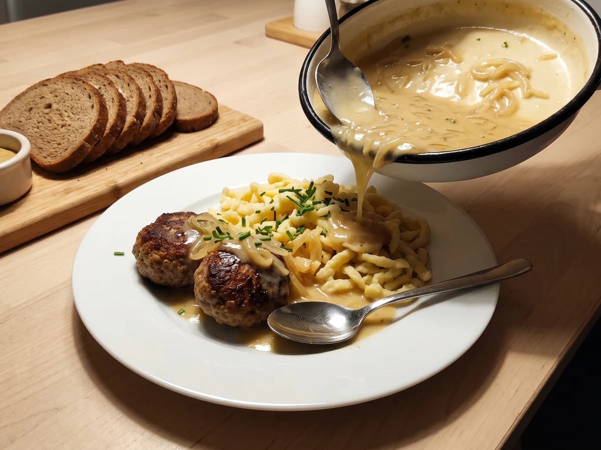 Zwiebelsoße (Zwiebelrahmsauce) - Chef Klaus