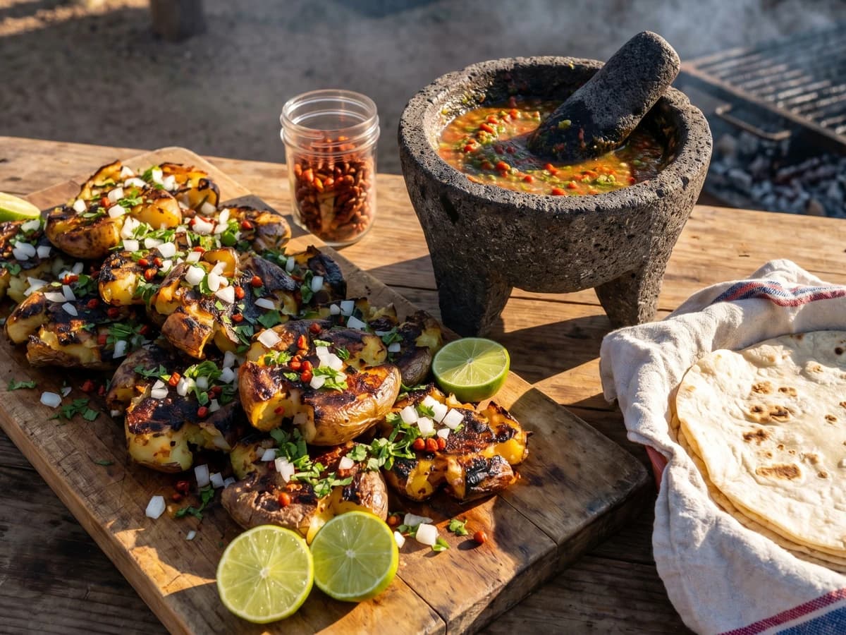 Papas Asadas con Chiltepín Sonorenses - Chef Lupita