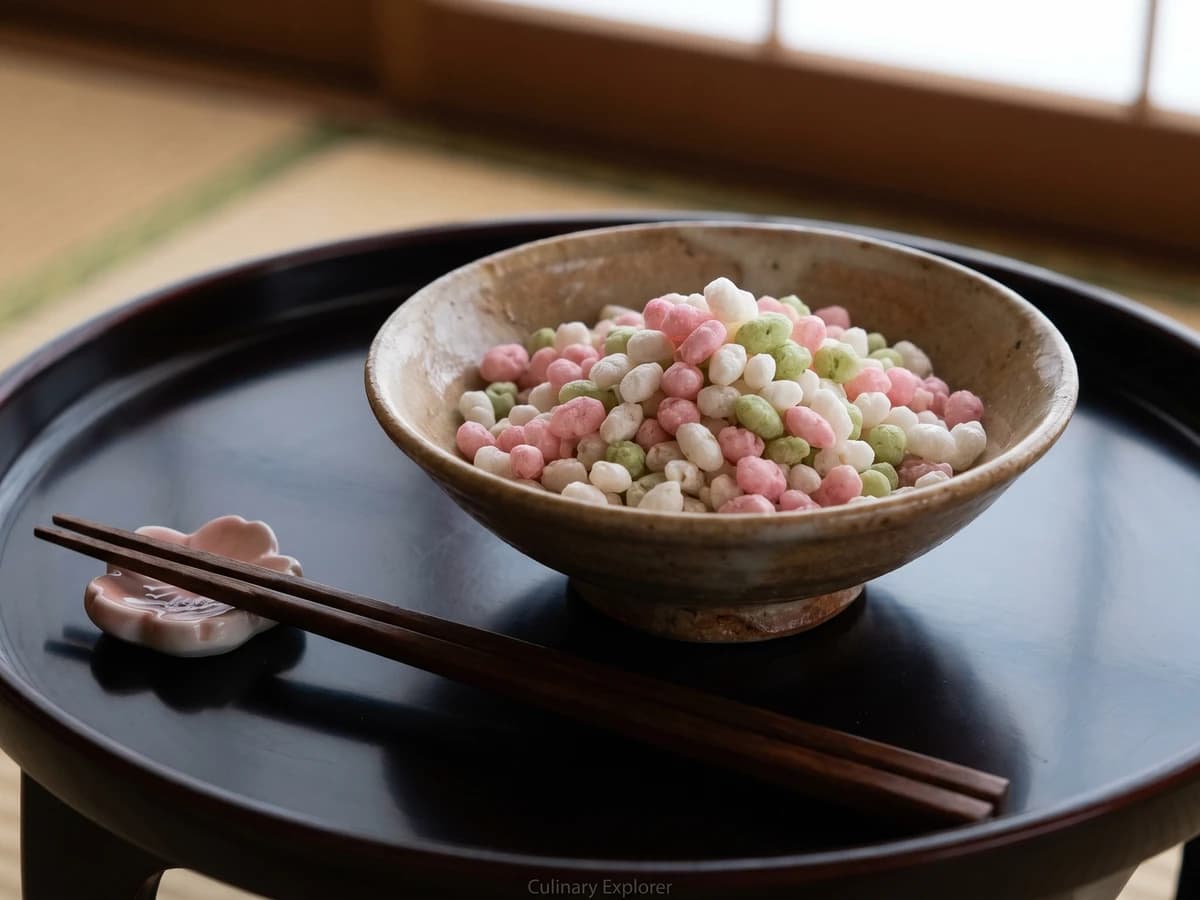 Doll Festival Rice Puffs (ひなあられ, Hina-arare) - Chef Takumi