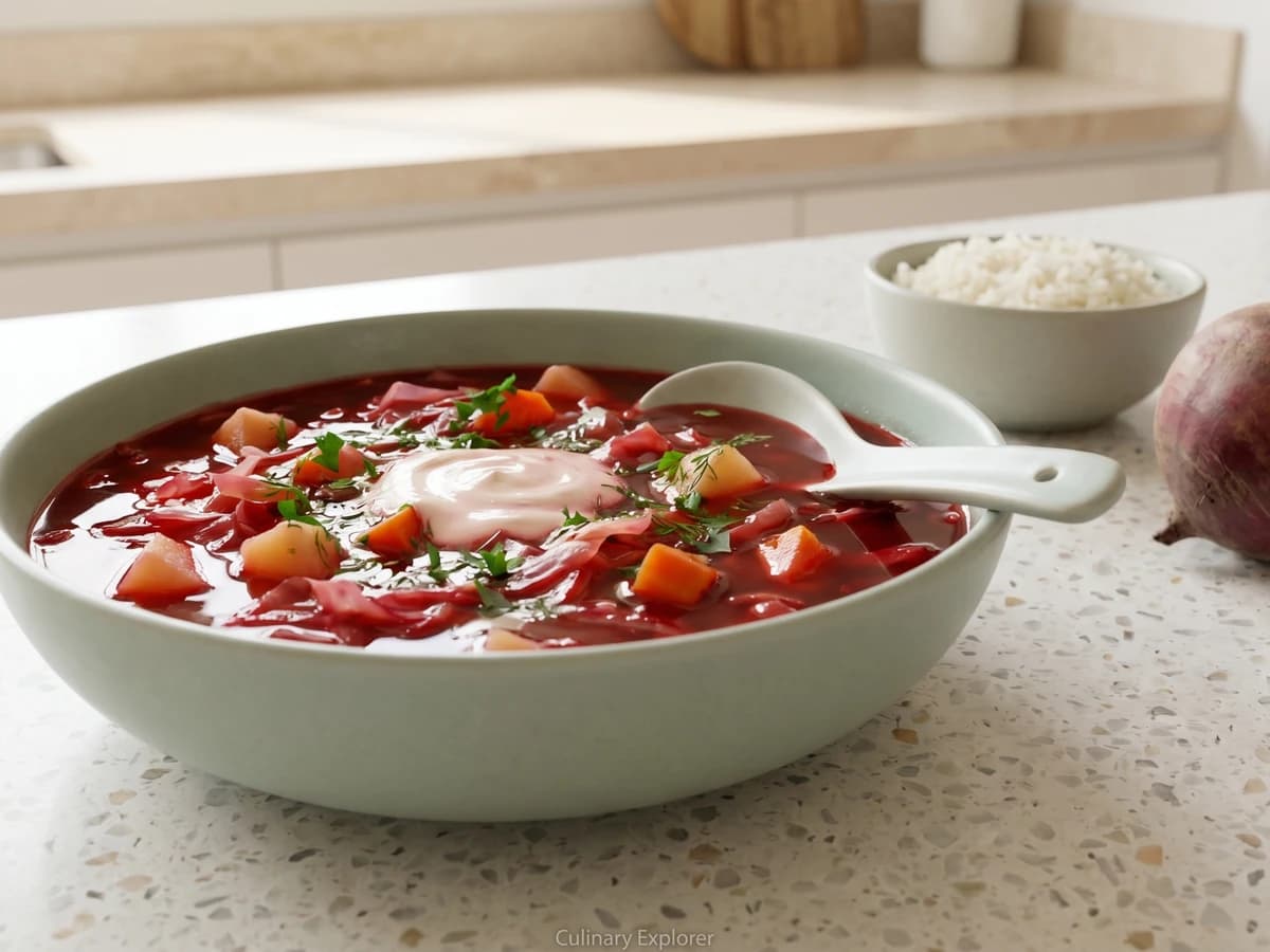 Sopa de Beterraba com Repolho - Chef Juliana