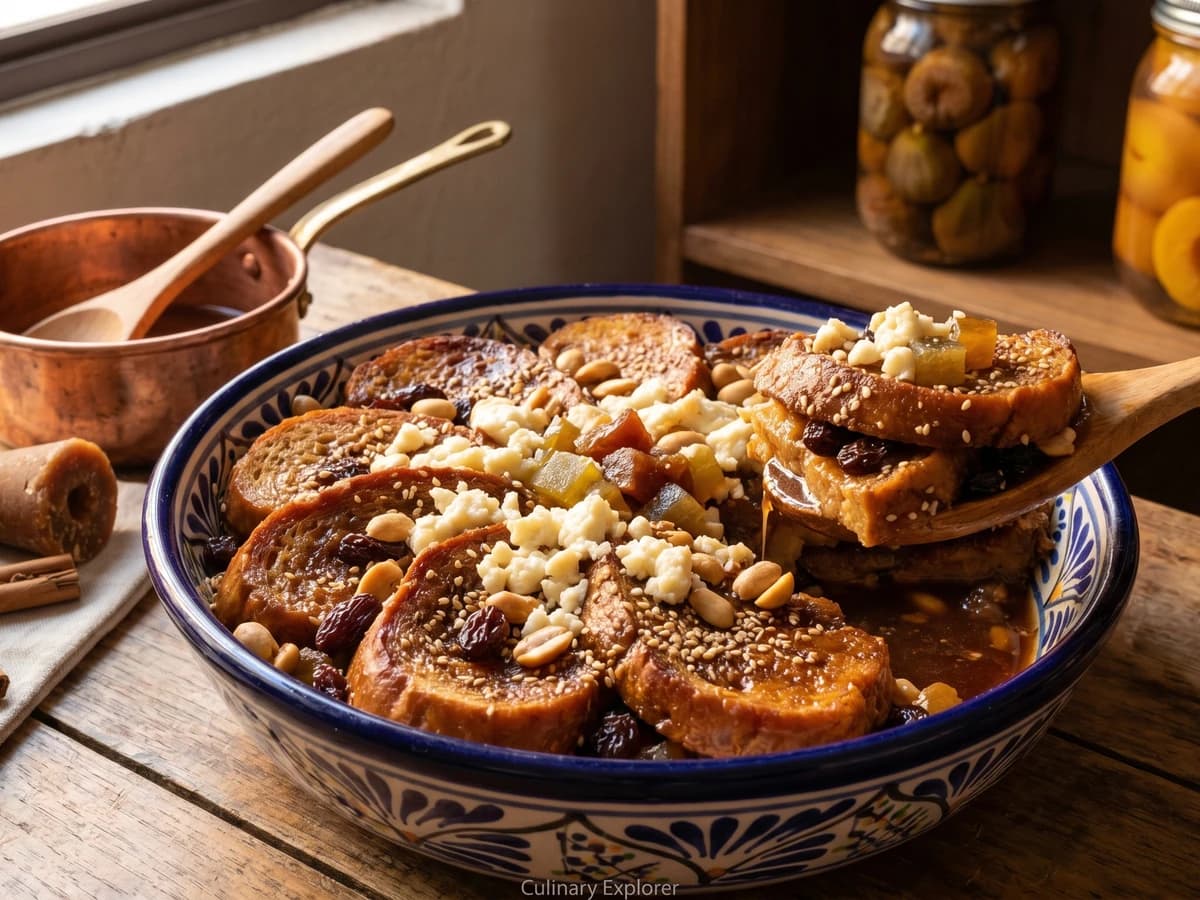 Capirotada Conventual de Cuaresma - Chef Lupita