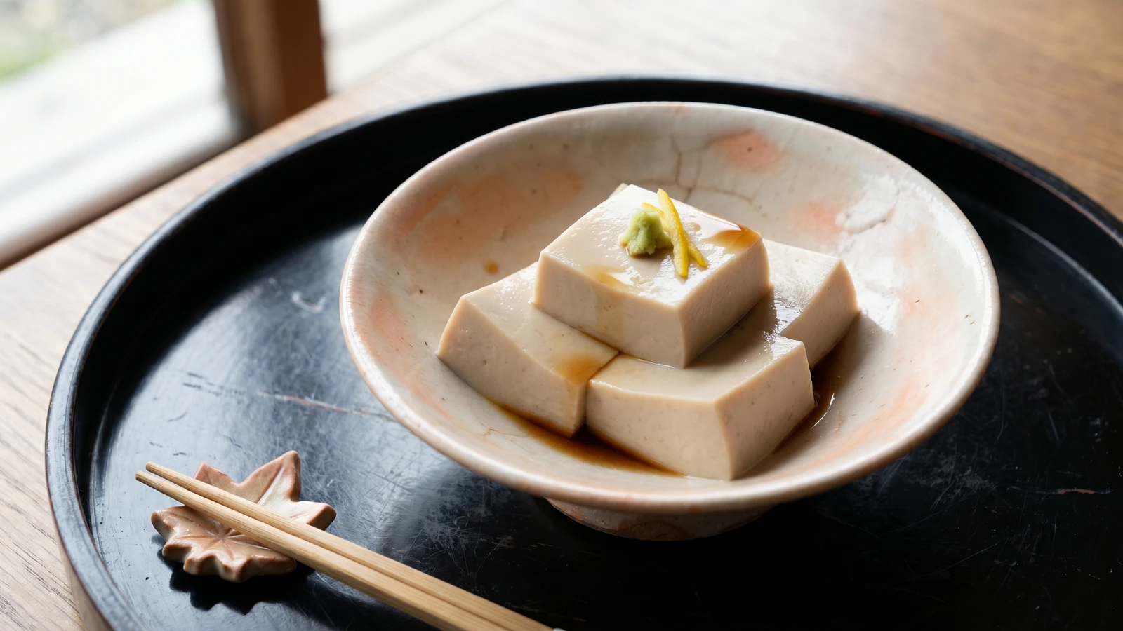 Walnut Tofu (くるみ豆腐, Kurumi-dofu)