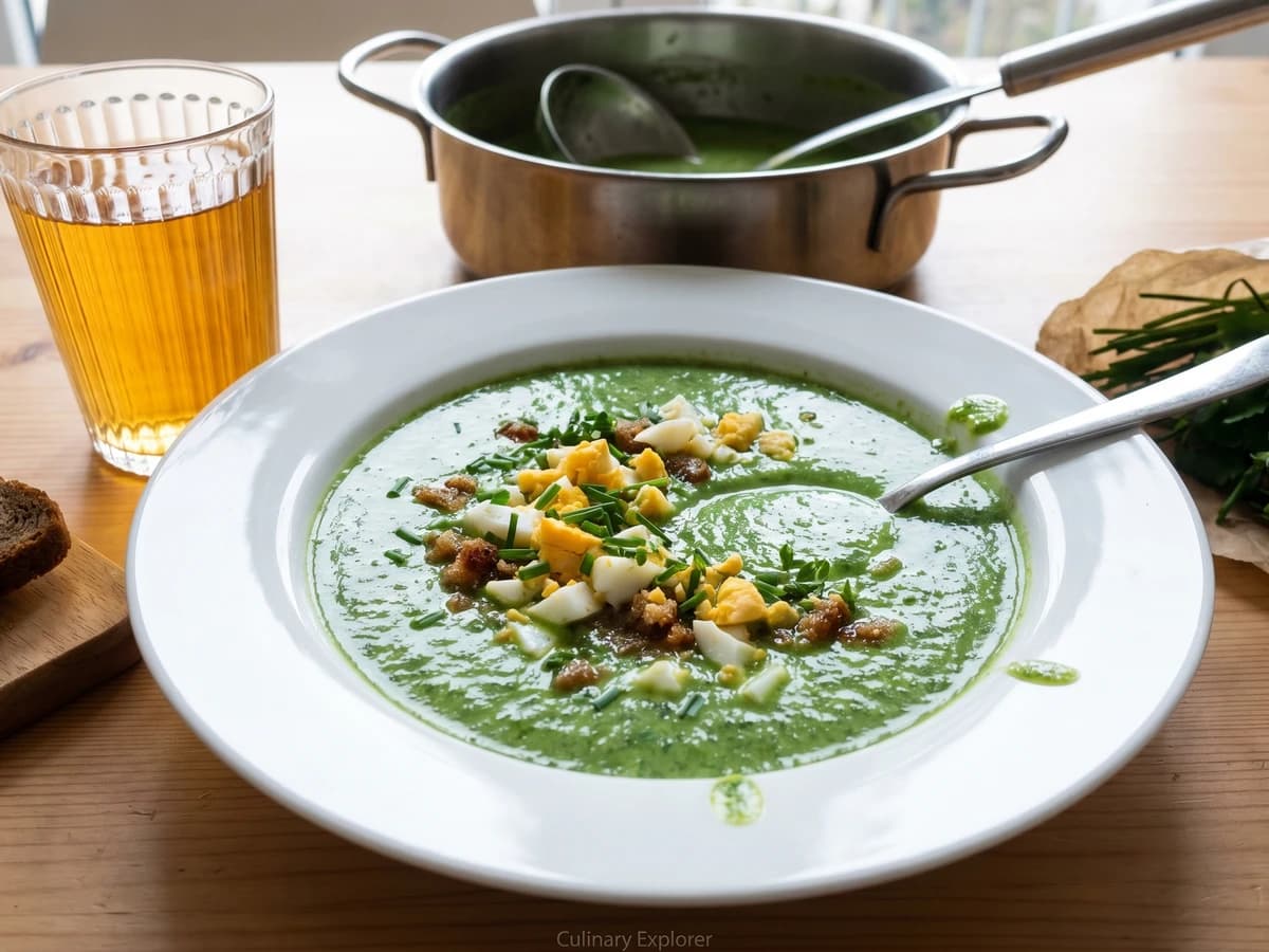 Frankfurter Grüne Kräutersuppe - Chef Klaus