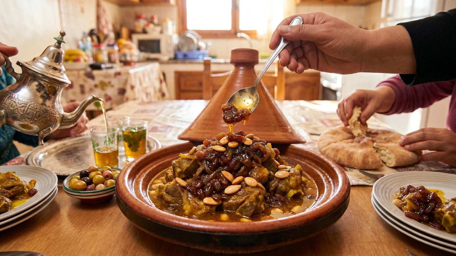 Tagine de Viande à la Tfaya (طاجين بالتفاية)
