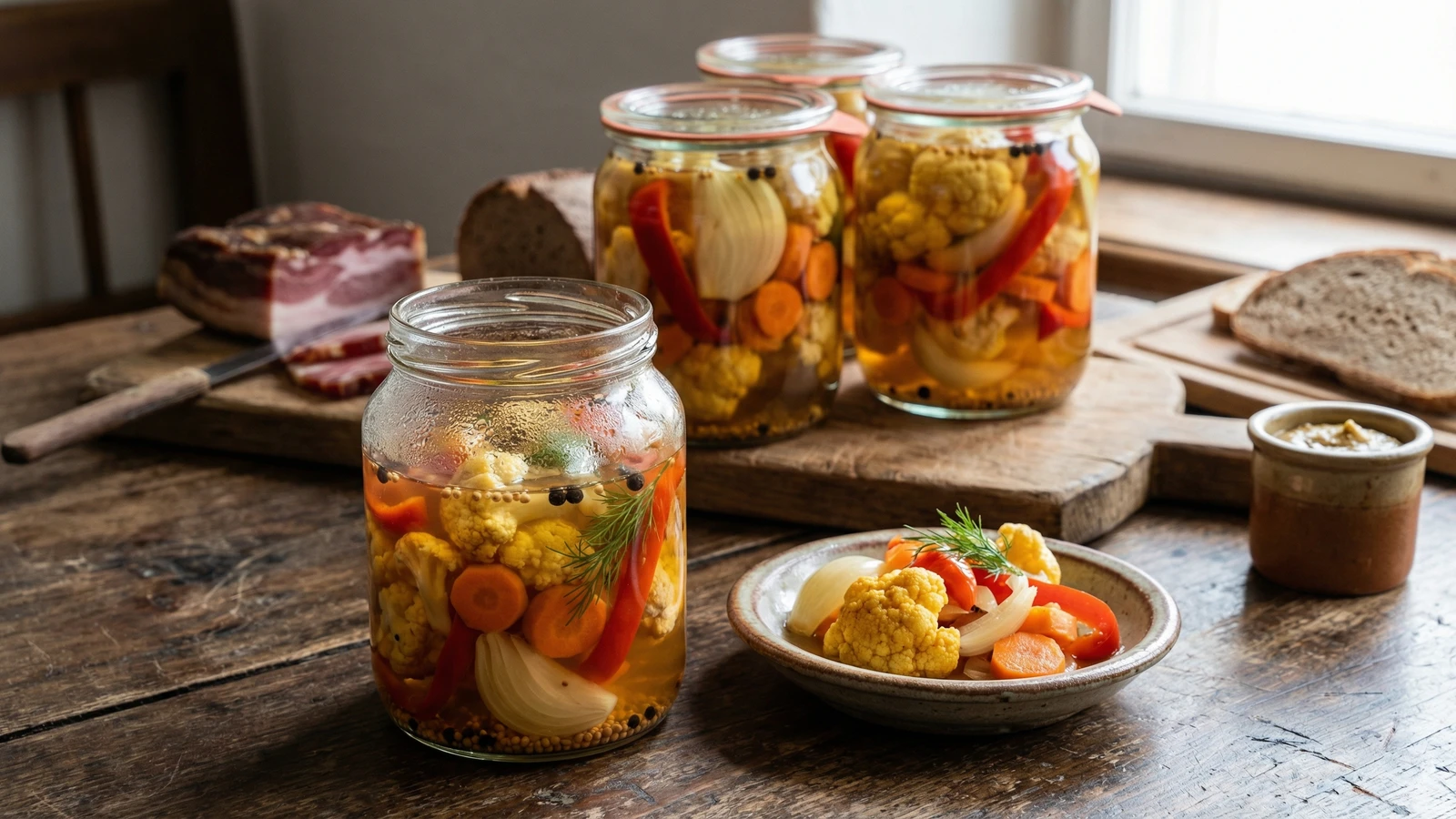 Eingemachtes Gemüse (Austrian Pickled Vegetables)