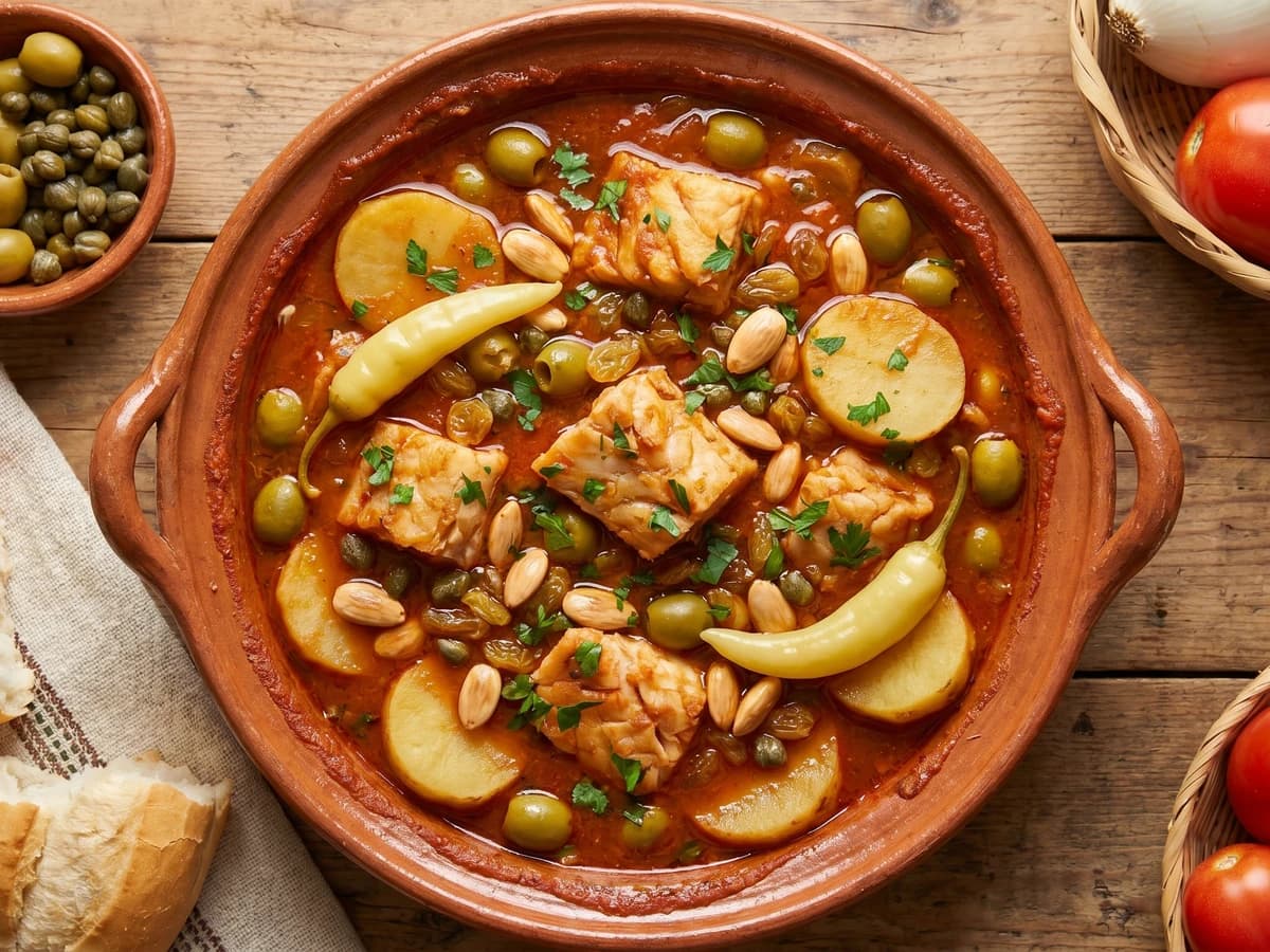 Bacalao a la Veracruzana - Chef Lupita