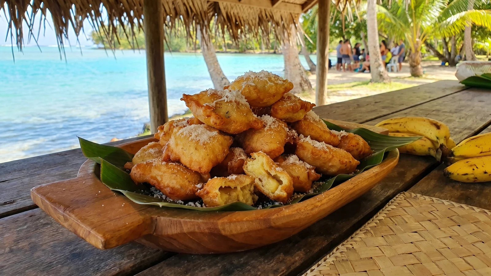 Beignets de Banane au Meiʻa (Tahitian Banana Fritters)