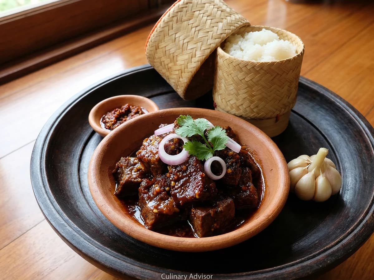 Northern Dry-Braised Beef (Jin Hoom) - Chef Fai