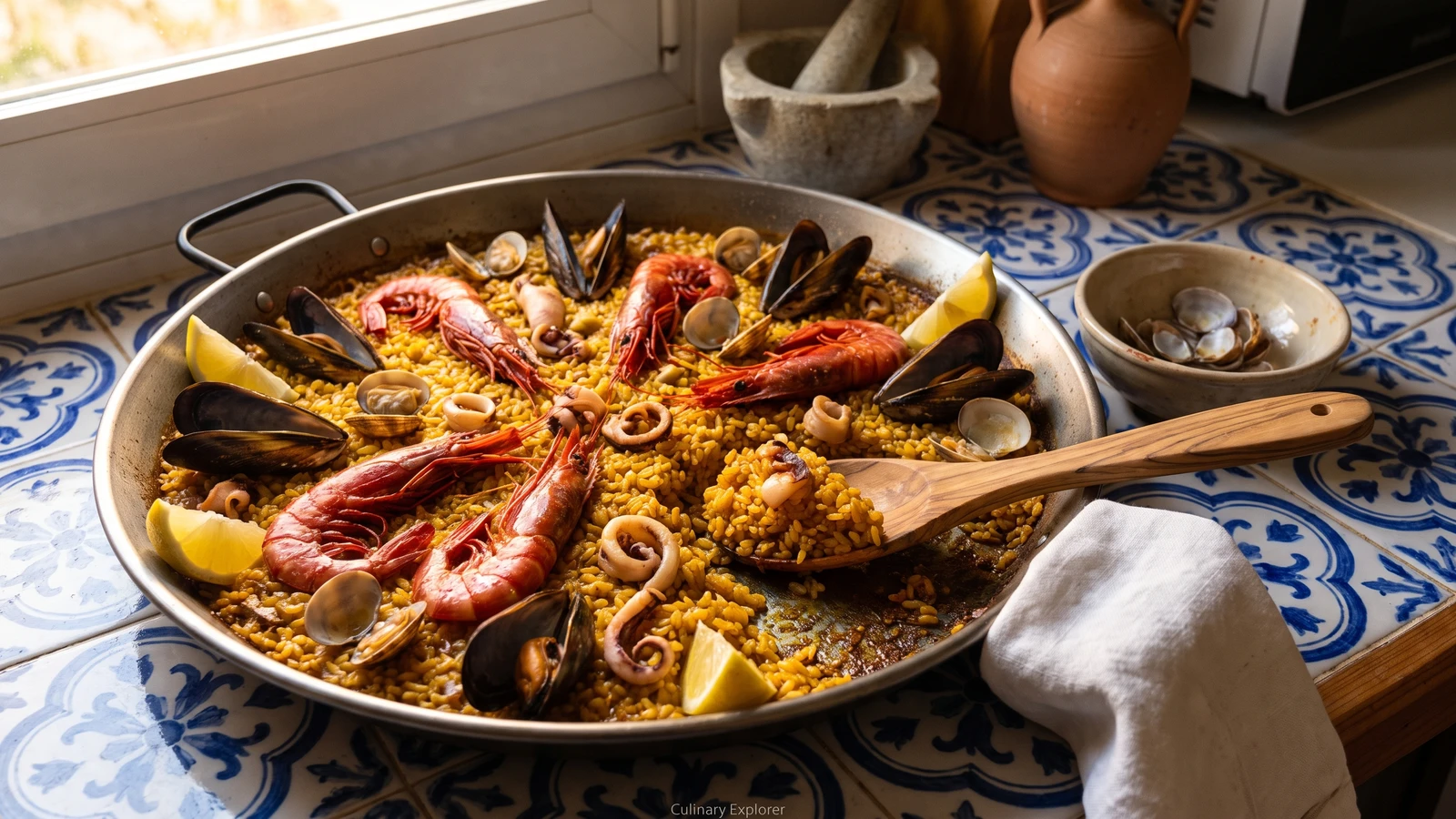 Paella de Marisco Valenciana