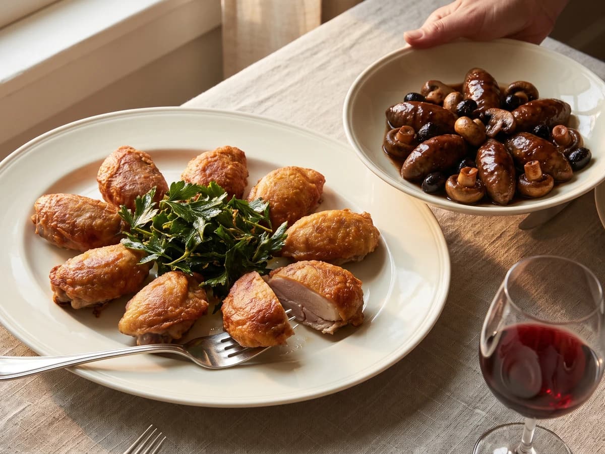 Suprêmes de Pigeonneaux à la Diplomate - Chef Juliette