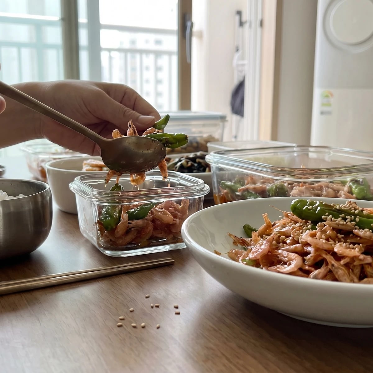 Geonsaeu-bokkeum (Stir-Fried Dried Shrimp)