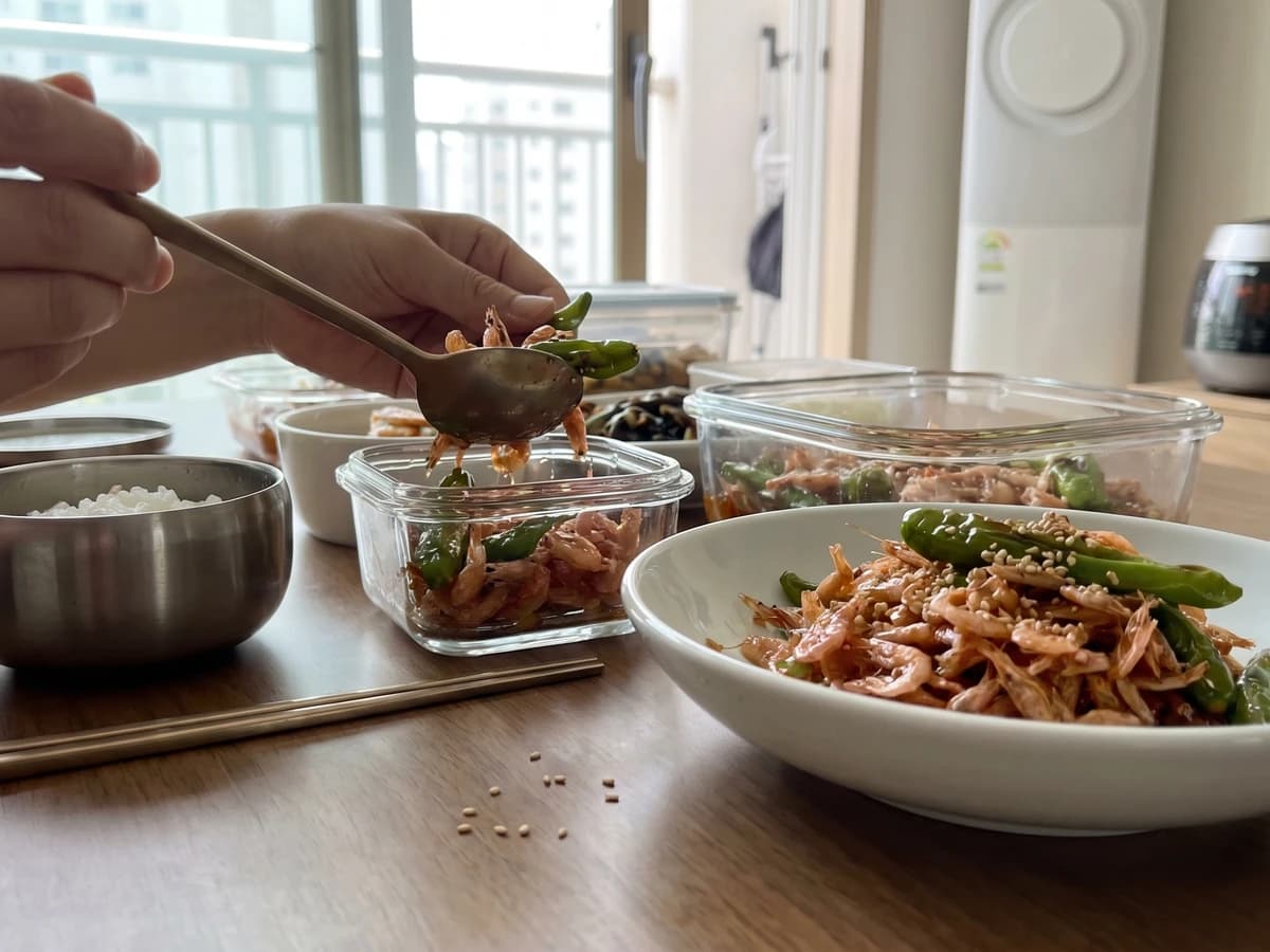 Geonsaeu-bokkeum (Stir-Fried Dried Shrimp) - Chef Jeong-sun