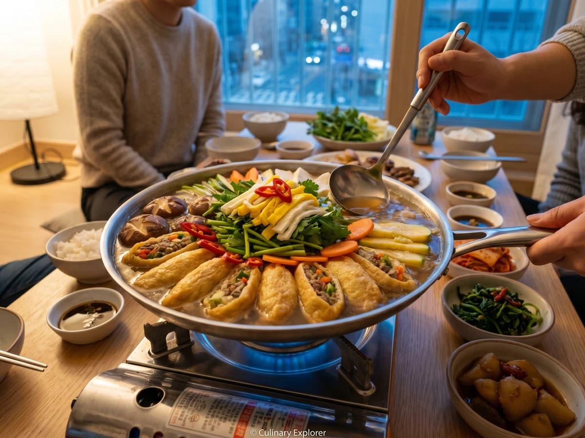 Dubu-jeongol (Stuffed Tofu Hot Pot) - Chef Jeong-sun