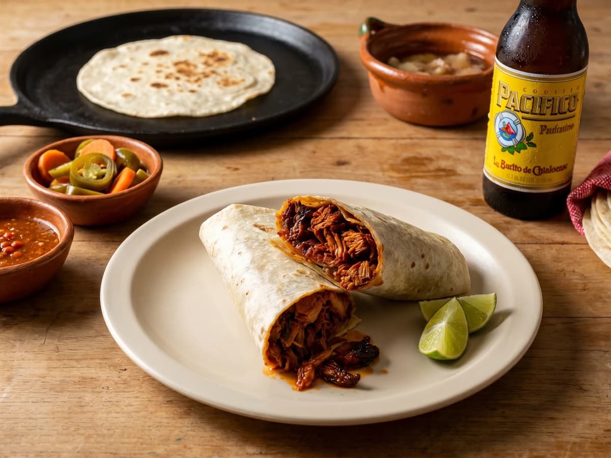 Burrito de Chilorio Sinaloense