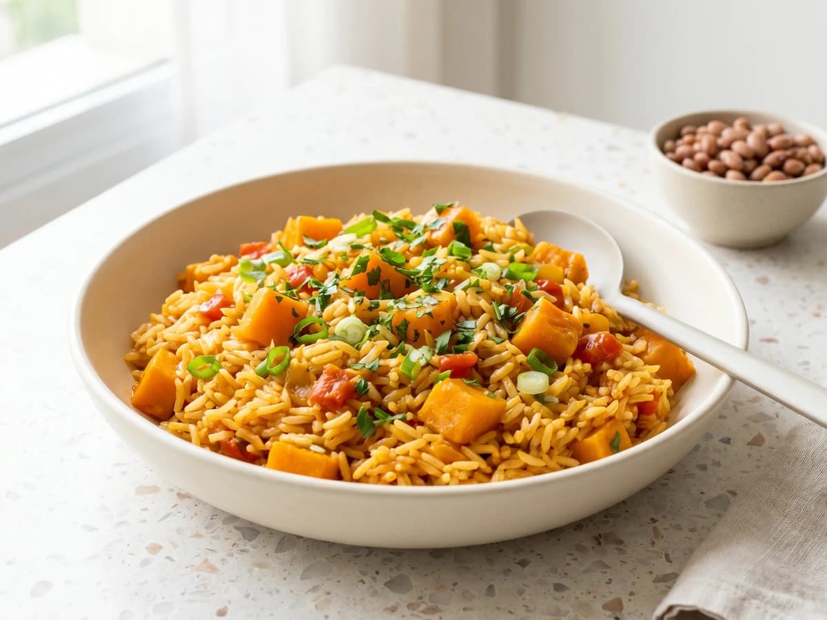 Carreteiro Vegetariano com Abóbora - Chef Juliana