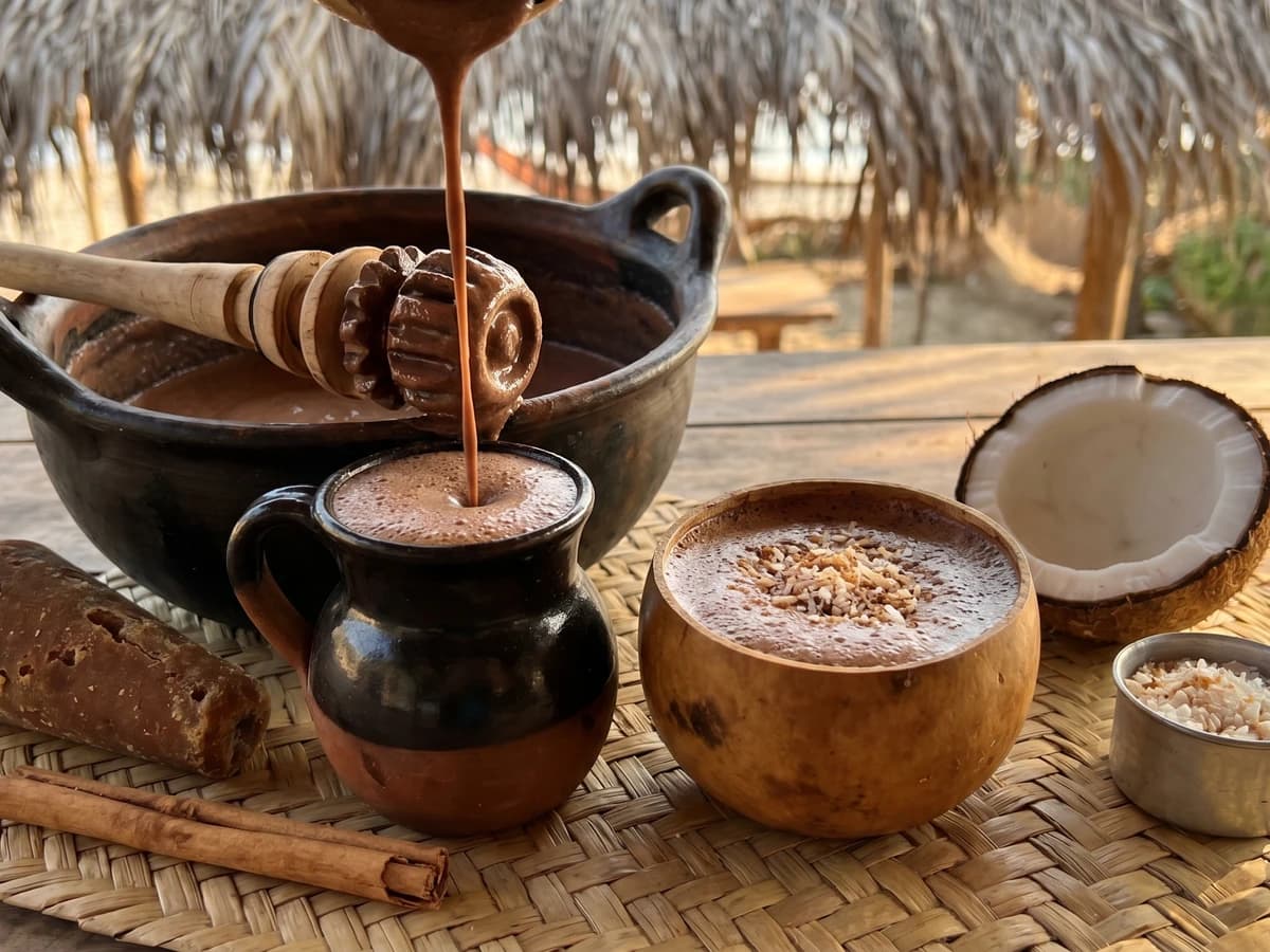 Champurrado de Coco Costeño - Chef Lupita