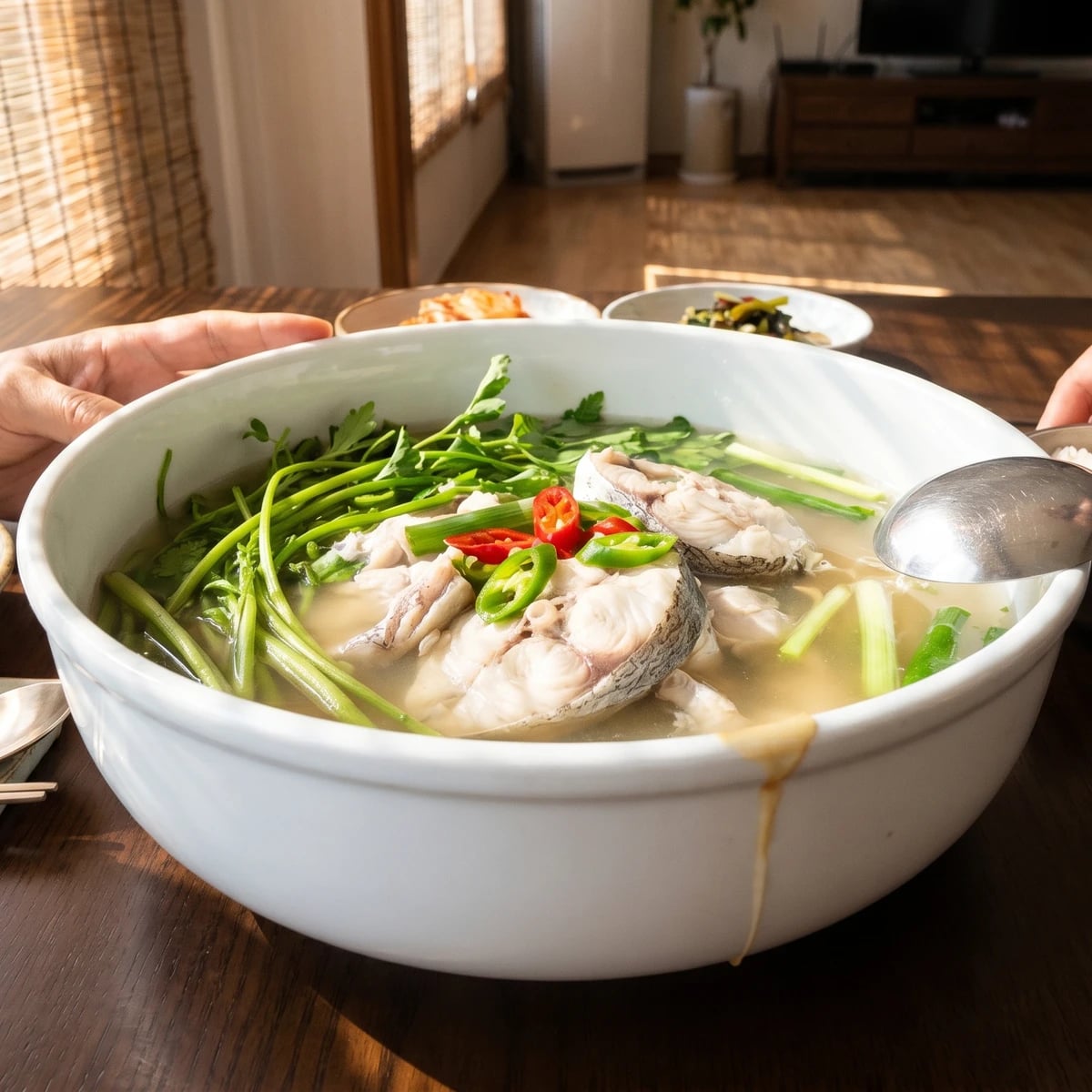 Mineo-tang (민어탕, Croaker Soup)