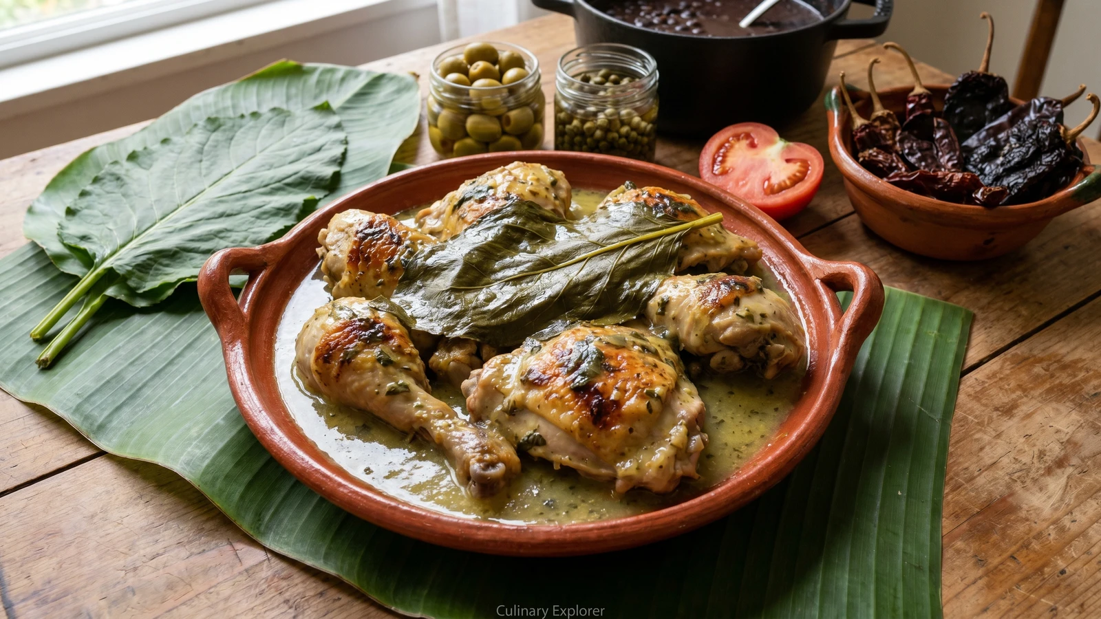 Pollo al Acuyo Veracruzano