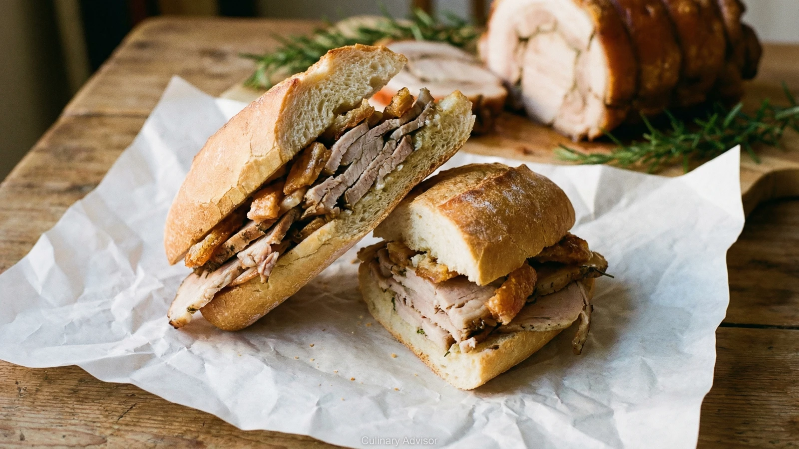 Panino con Porchetta di Ariccia