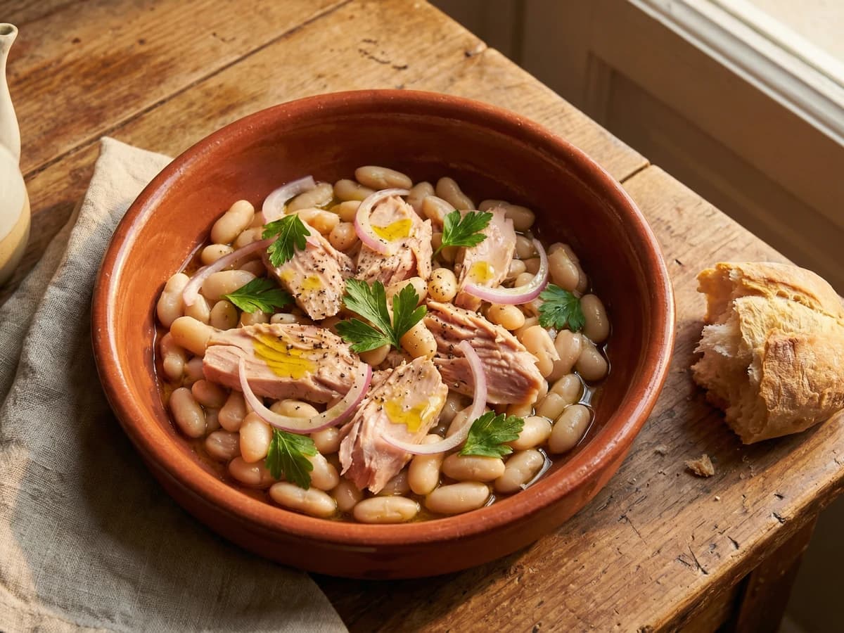 Fagioli e Tonno alla Toscana - Chef Graziella