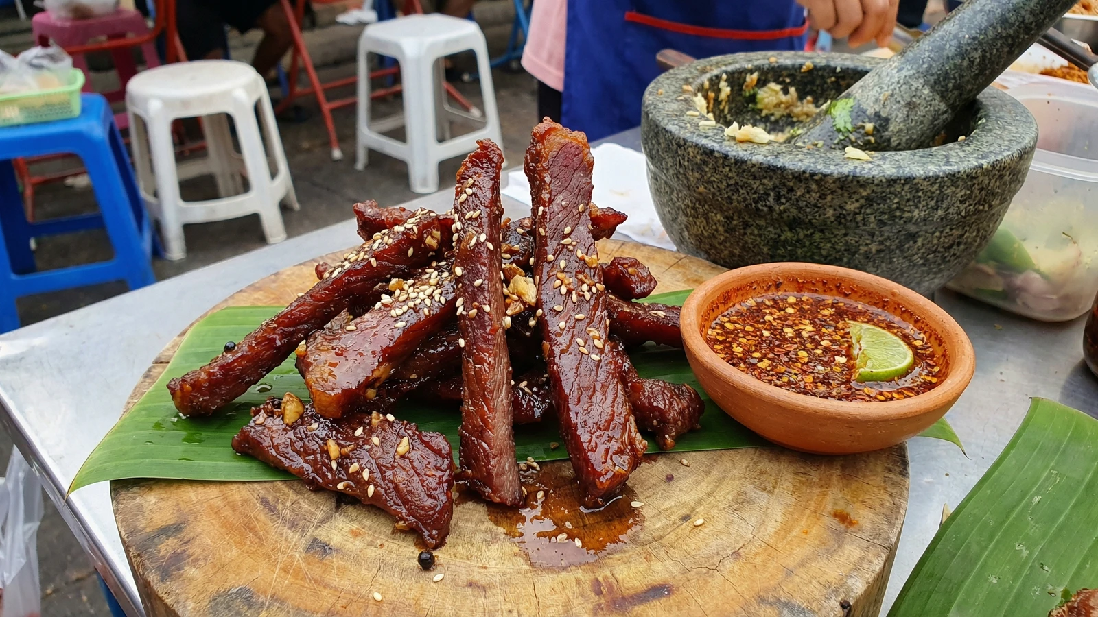 Sun-Dried Beef (Nua Daet Diew)
