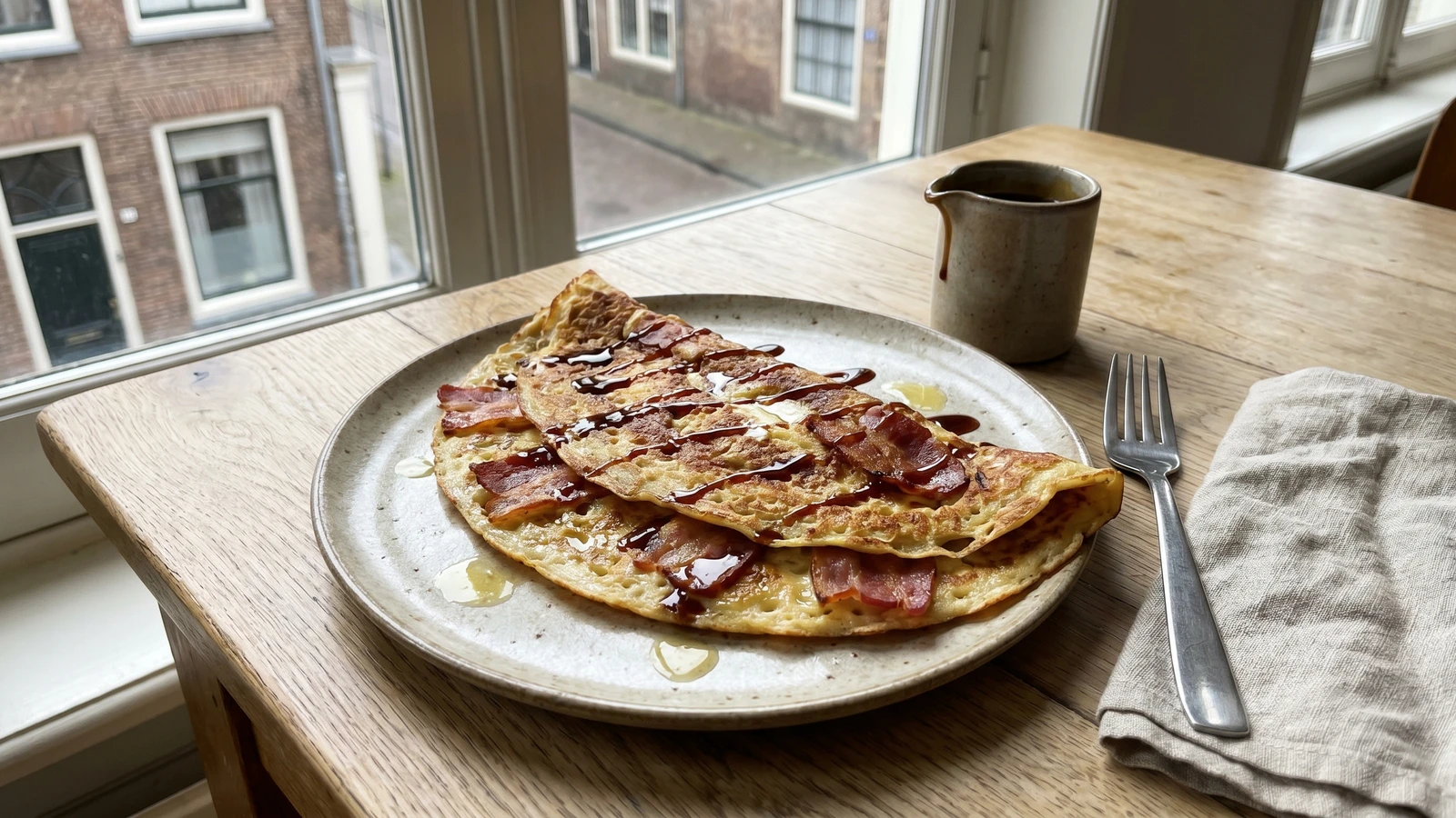 Spekpannenkoek (Dutch Bacon Pancake)