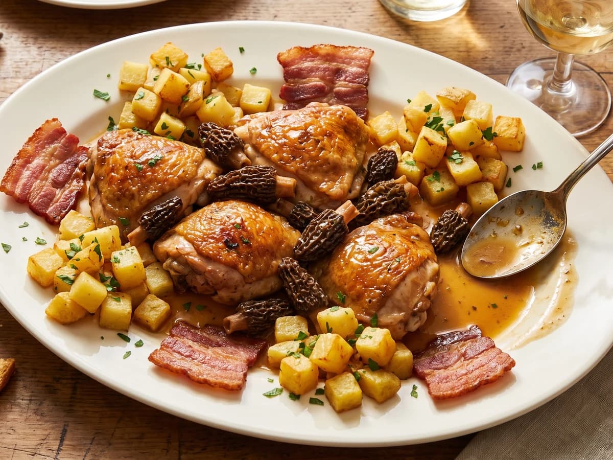 Poulet Sauté Forestière - Chef Juliette