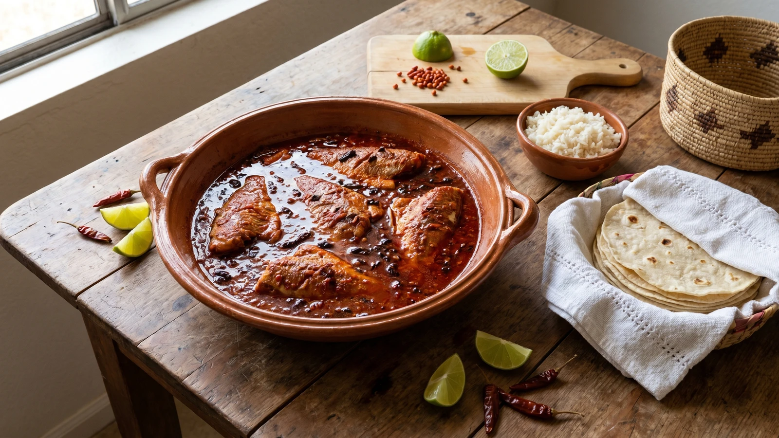 Pescado en Salsa de Chiltepin Comca'ac