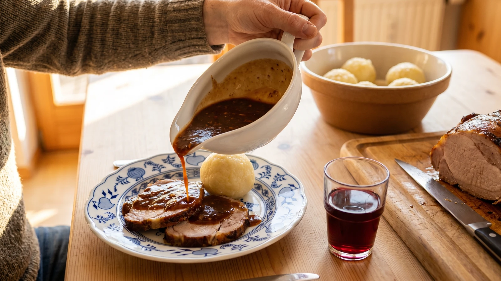 Bratensoße (Dunkle Bratensauce)