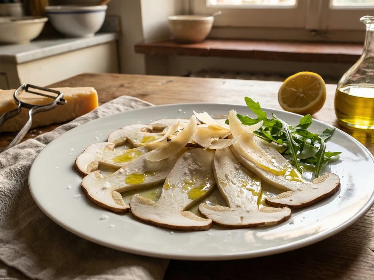 Insalata di Funghi Crudi - Chef Graziella