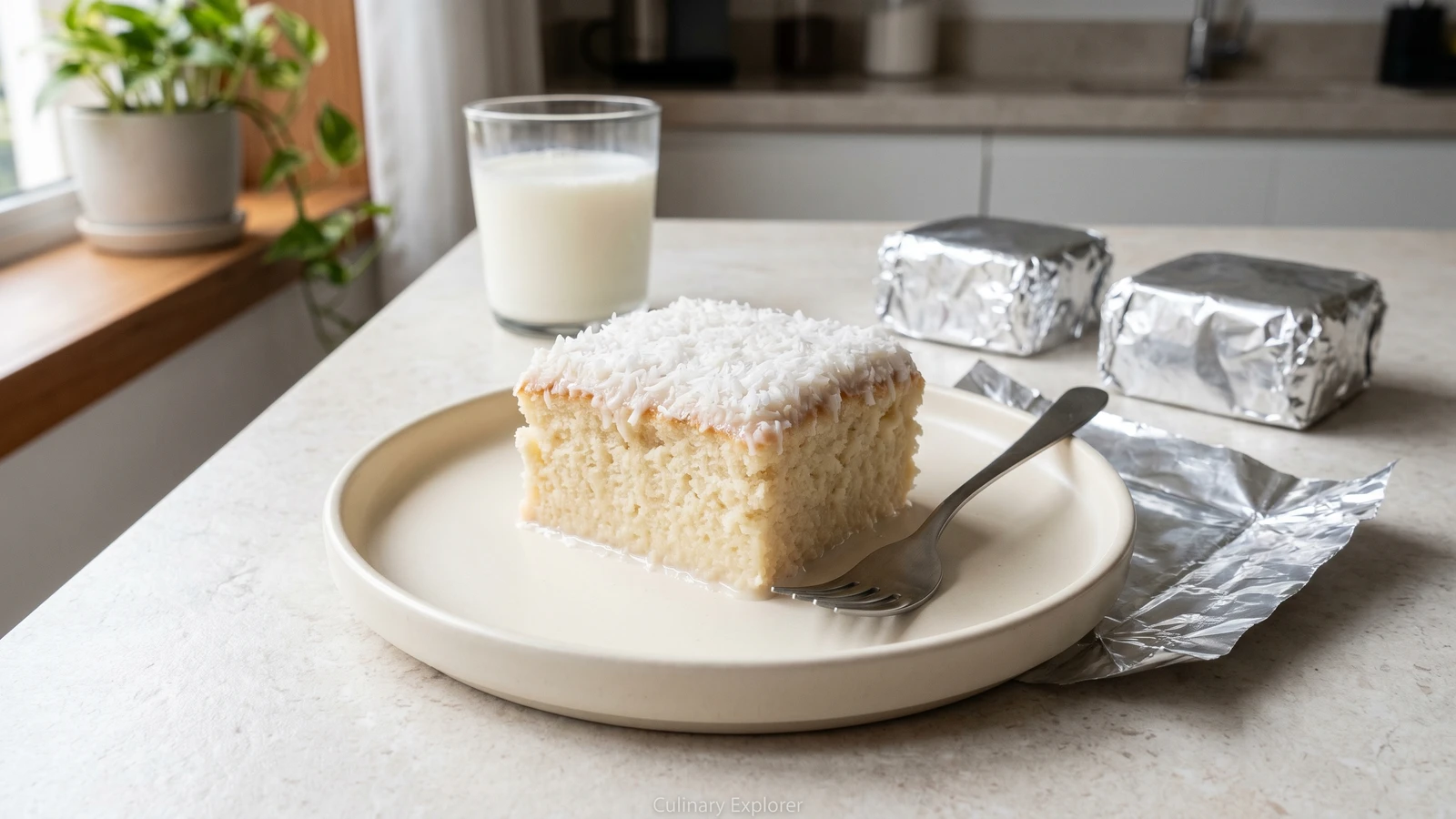 Bolo de Coco Gelado