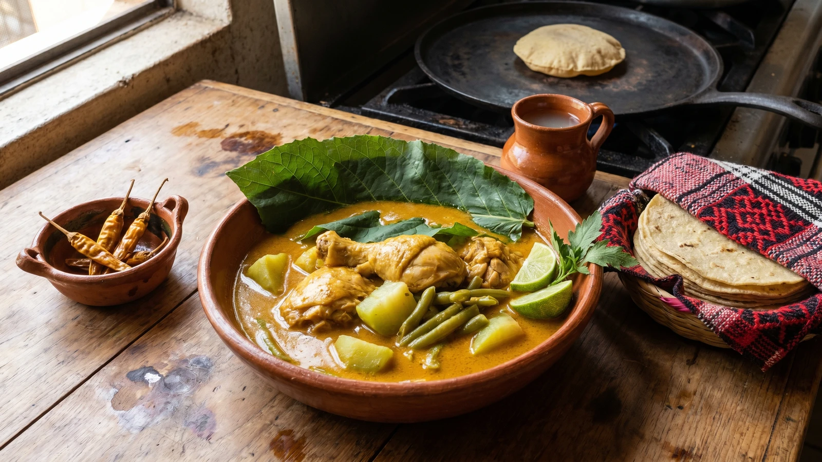Mole Amarillo Oaxaqueño con Pollo