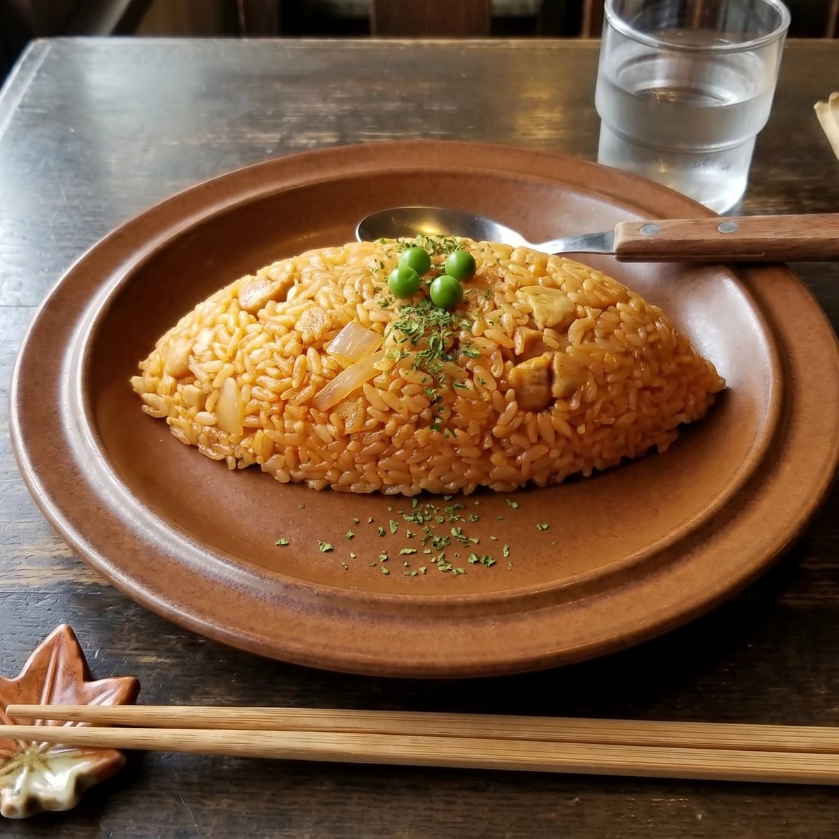 Chikin Raisu (チキンライス, ketchup chicken rice)