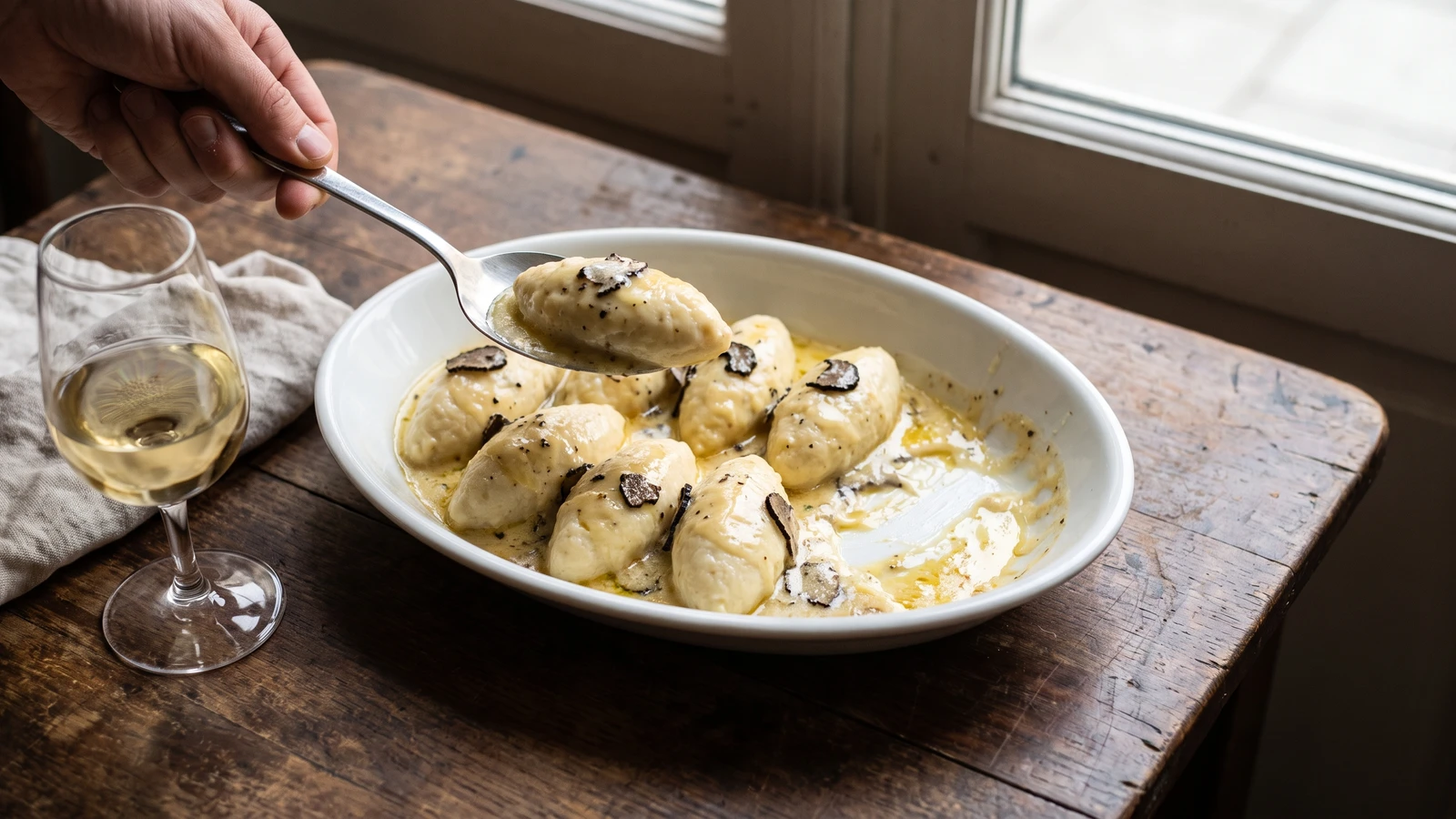 Quenelles de Brochet à la Lyonnaise