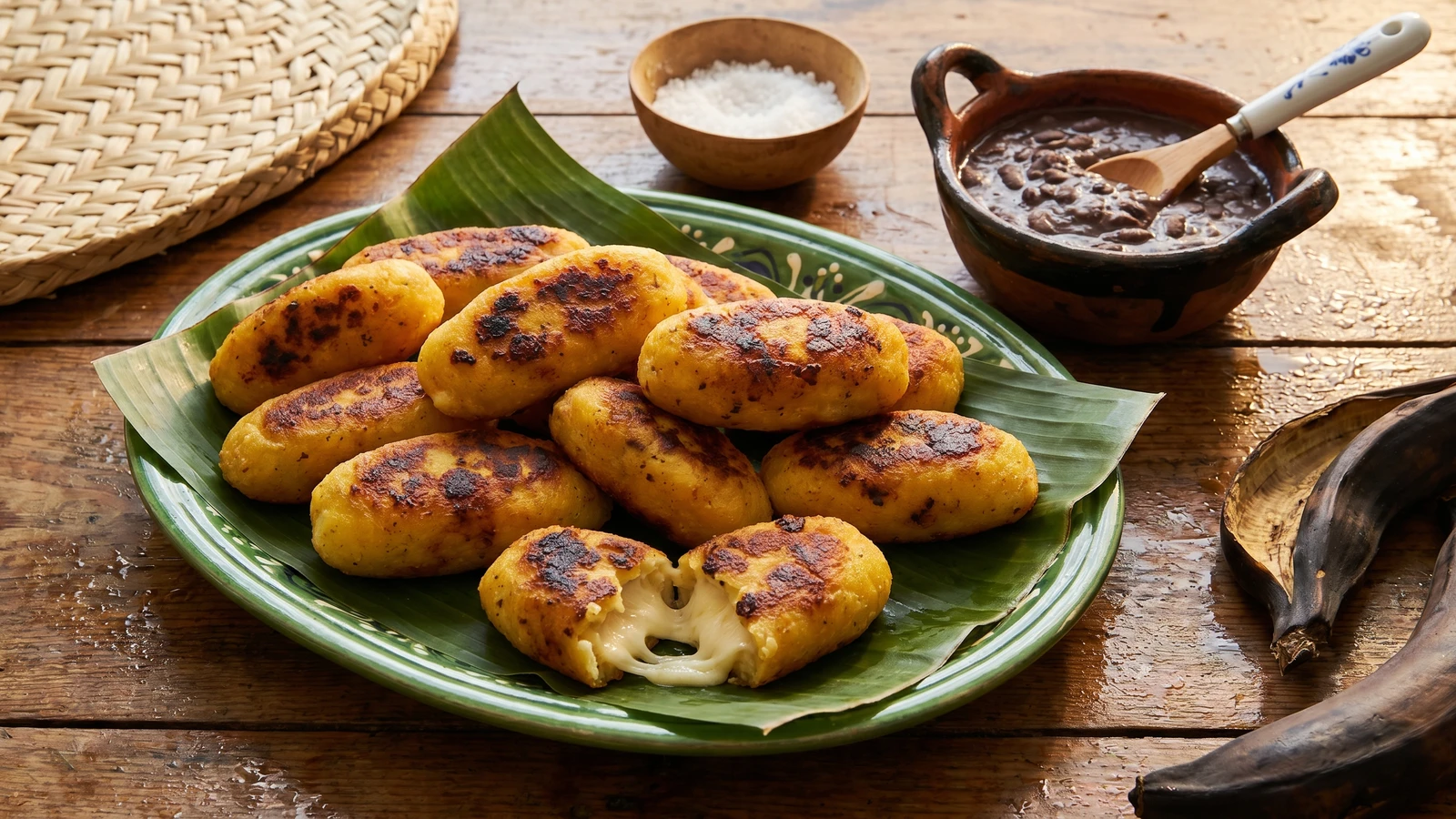 Plátanos Rellenos de Queso Veracruzanos