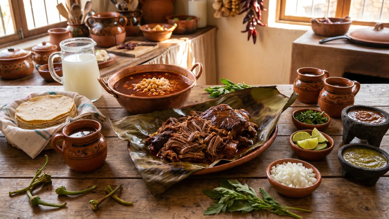 Barbacoa de Borrego con Consomé Hidalguense