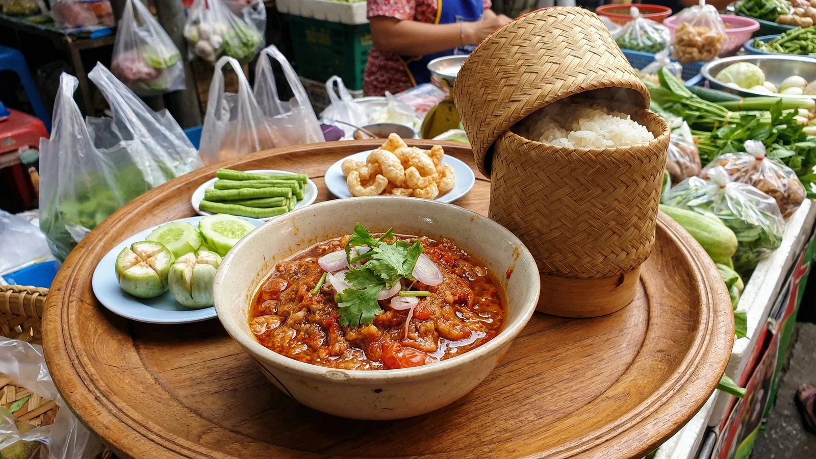 Tomato Pork Chili Relish (Nam Prik Ong)