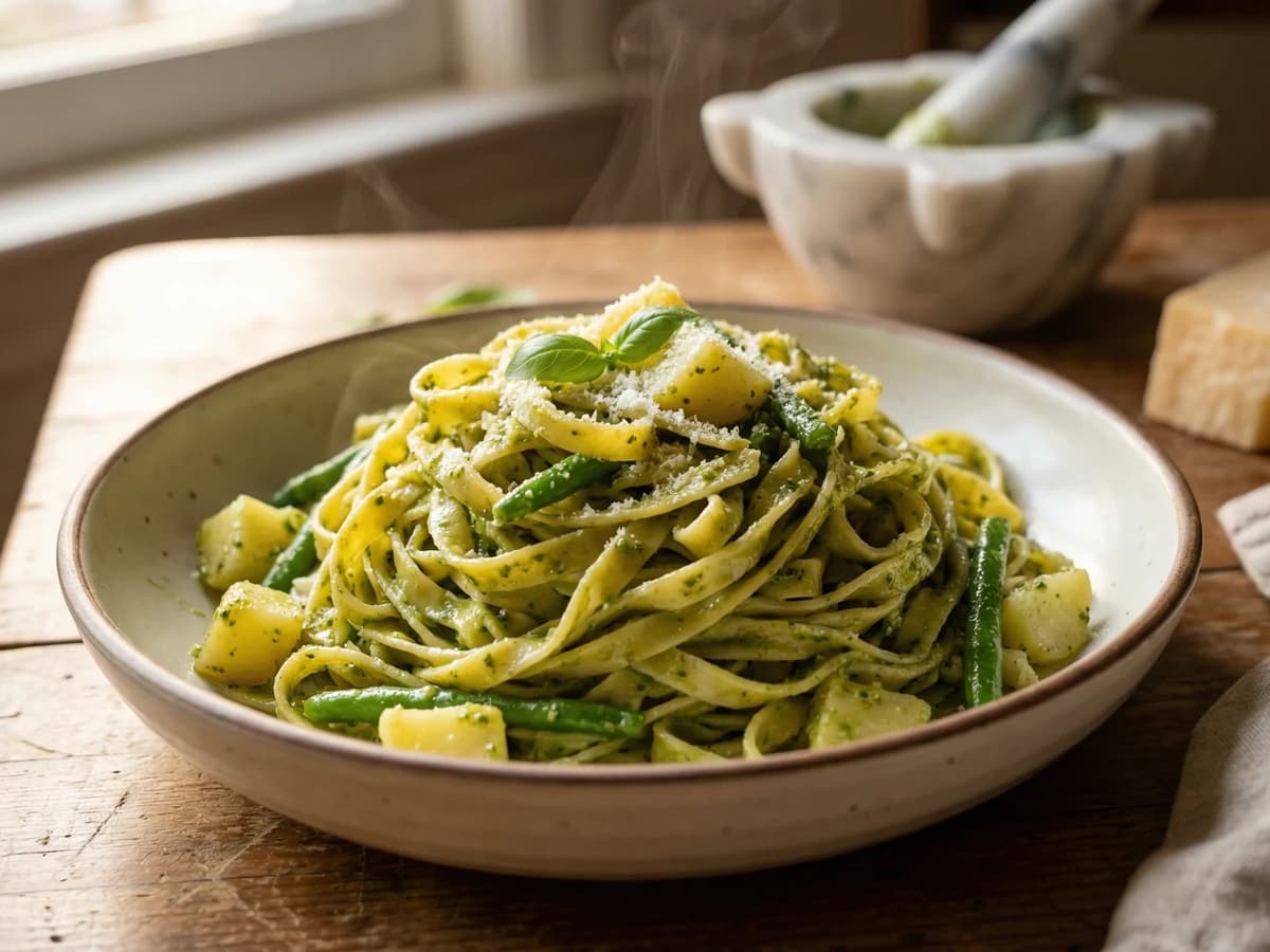 Trenette al Pesto - Chef Graziella