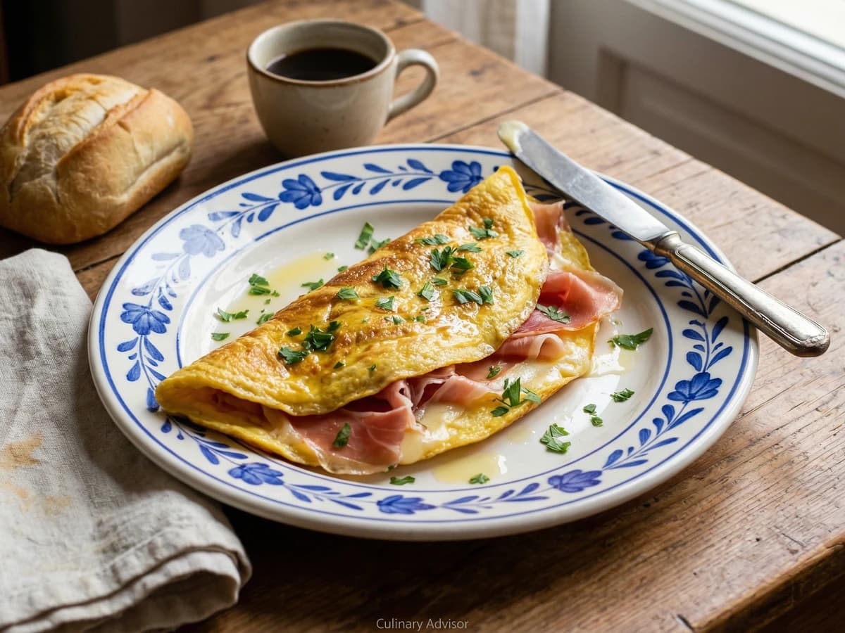 Omelete de Presunto - Chef Margarida