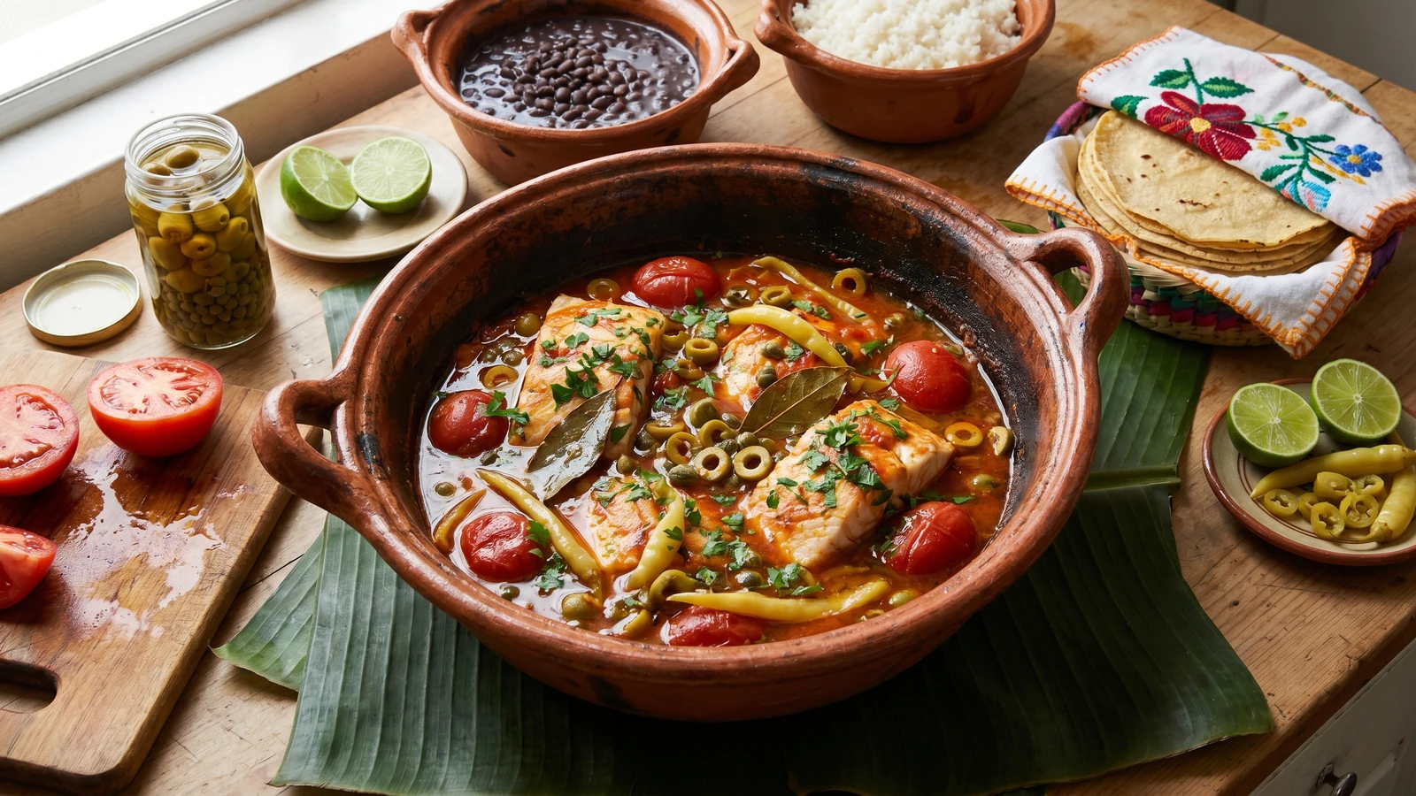 Filetes de Robalo a la Veracruzana