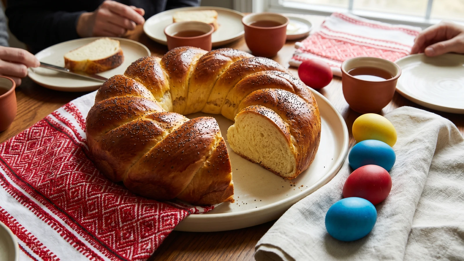 Pomynalnyi Kalach (поминальний калач, memorial ring bread)