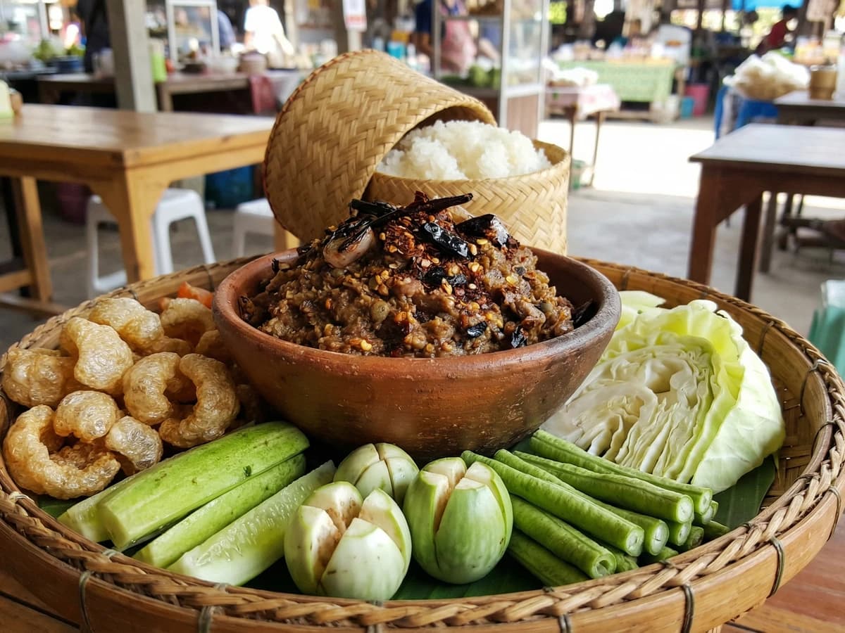 Fermented Soybean Dip (Nam Prik Tua Nao) - Chef Fai